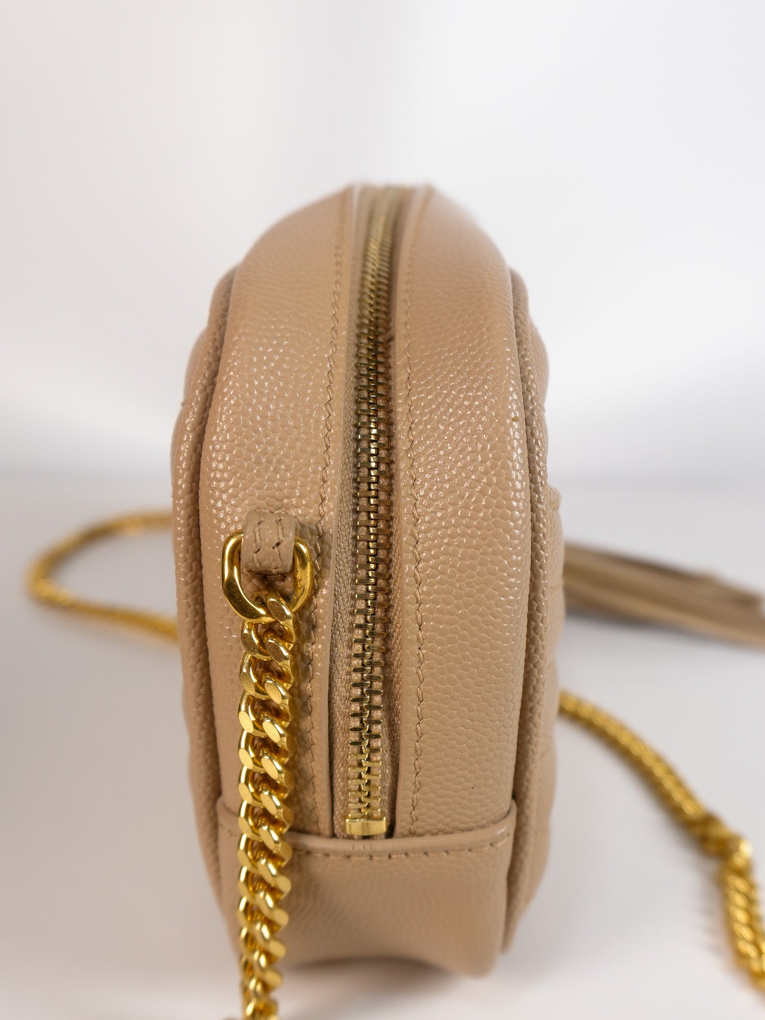 Mini Lou Camera Bag in Grain De Poudre Matelasse Monogram Leather | Purse Maison Luxury Bags Shop