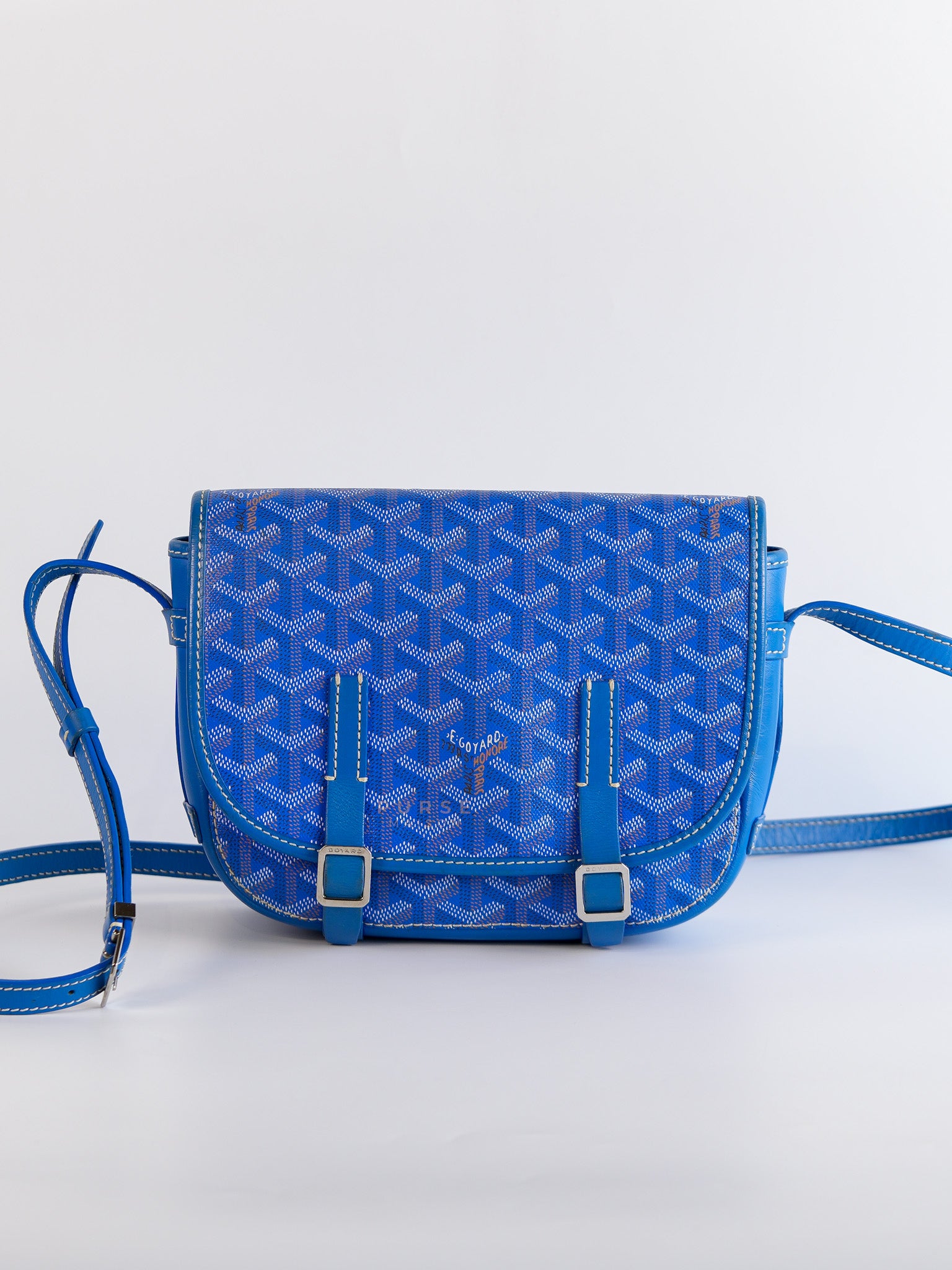 Belvedere in Blue Goyardine Canvas