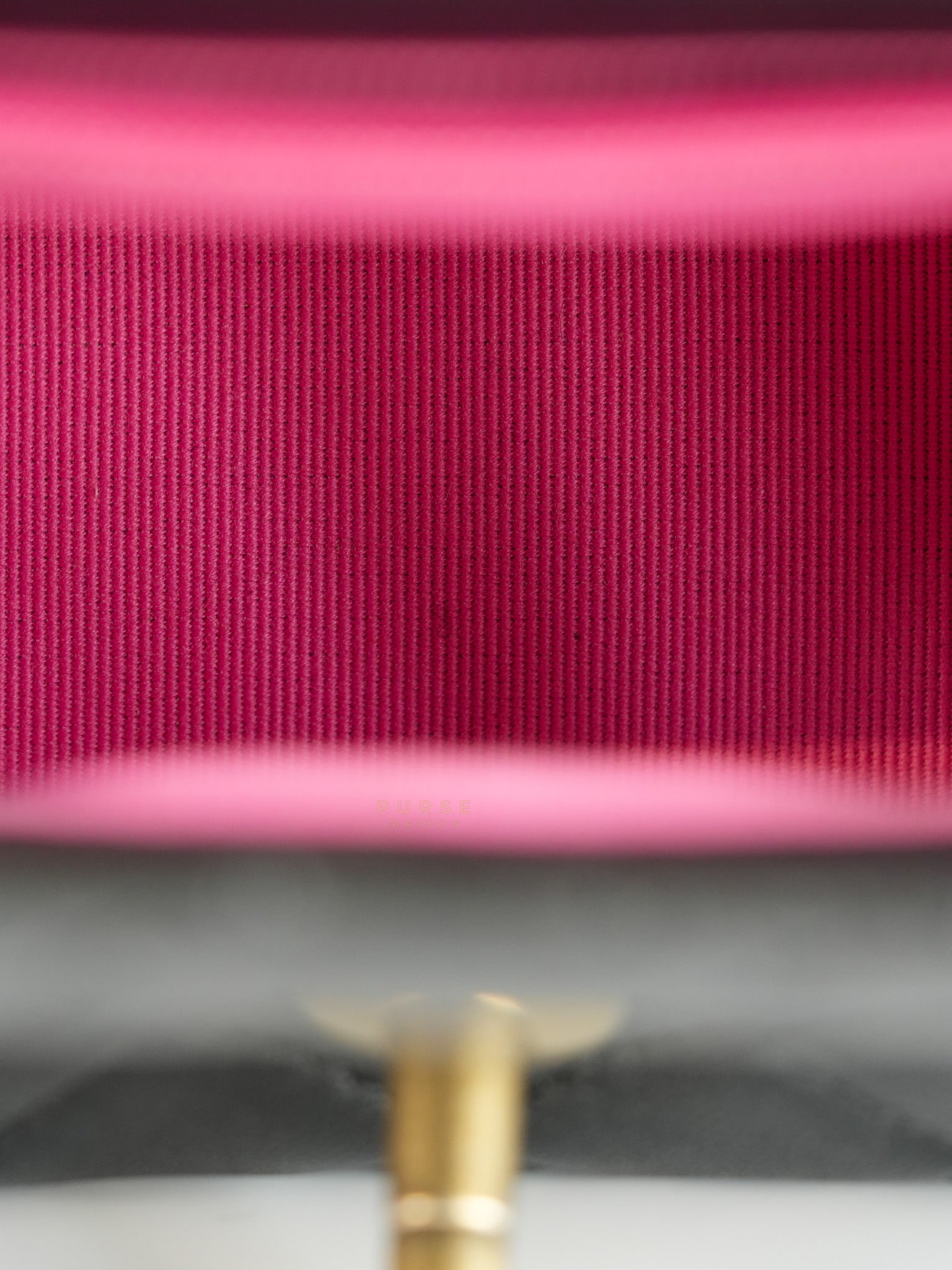 Mini Square Flap Samba Pearl in Lambskin and Aged Gold Hardware Series 31