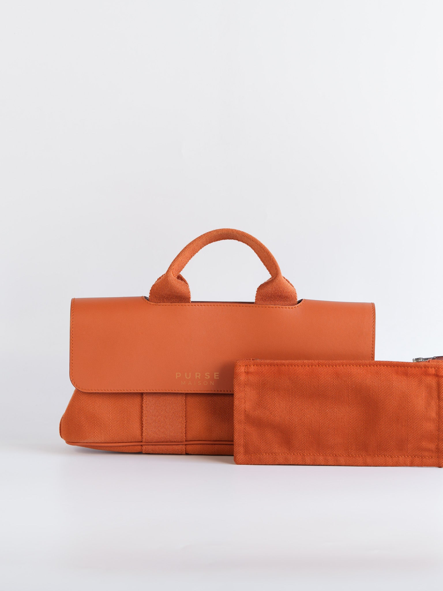 Valparaiso in Orange Canvas and Palladium Hardware