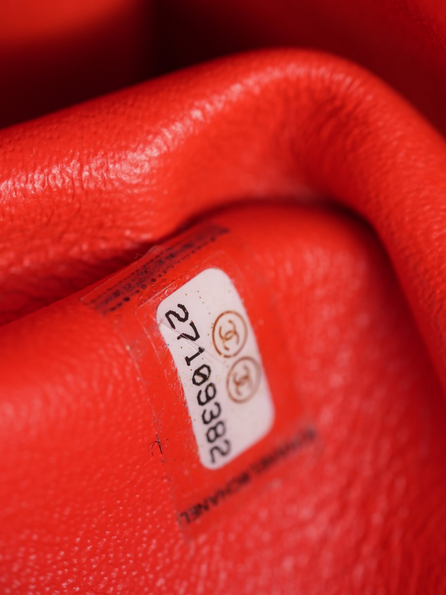 Classic Double Flap Jumbo in Dark Coral Caviar Leather Light Gold Hardware(Series 27)