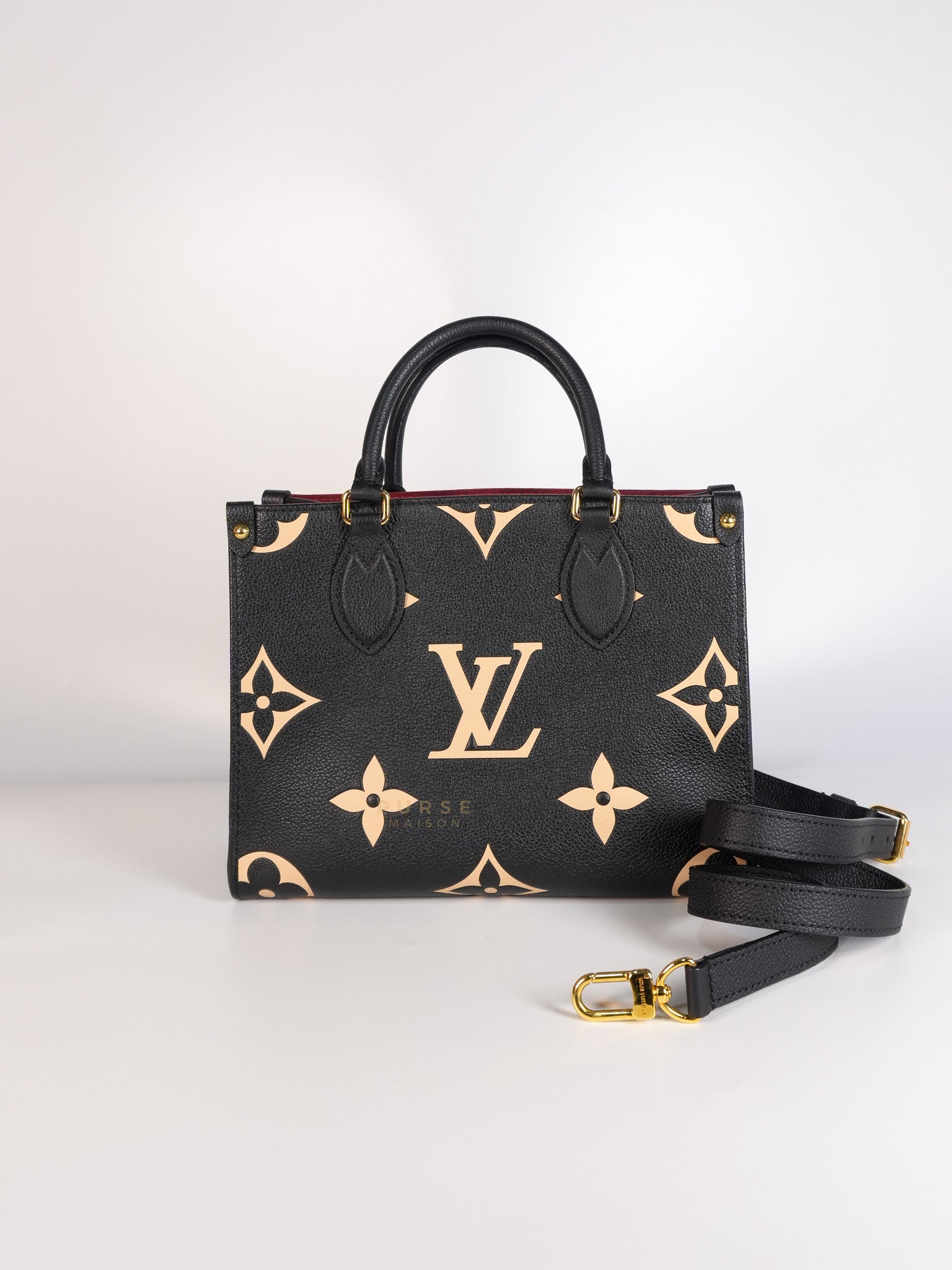 OnTheGo (OTG) PM in Bi-color Monogram Empreinte Leather (Microchip)