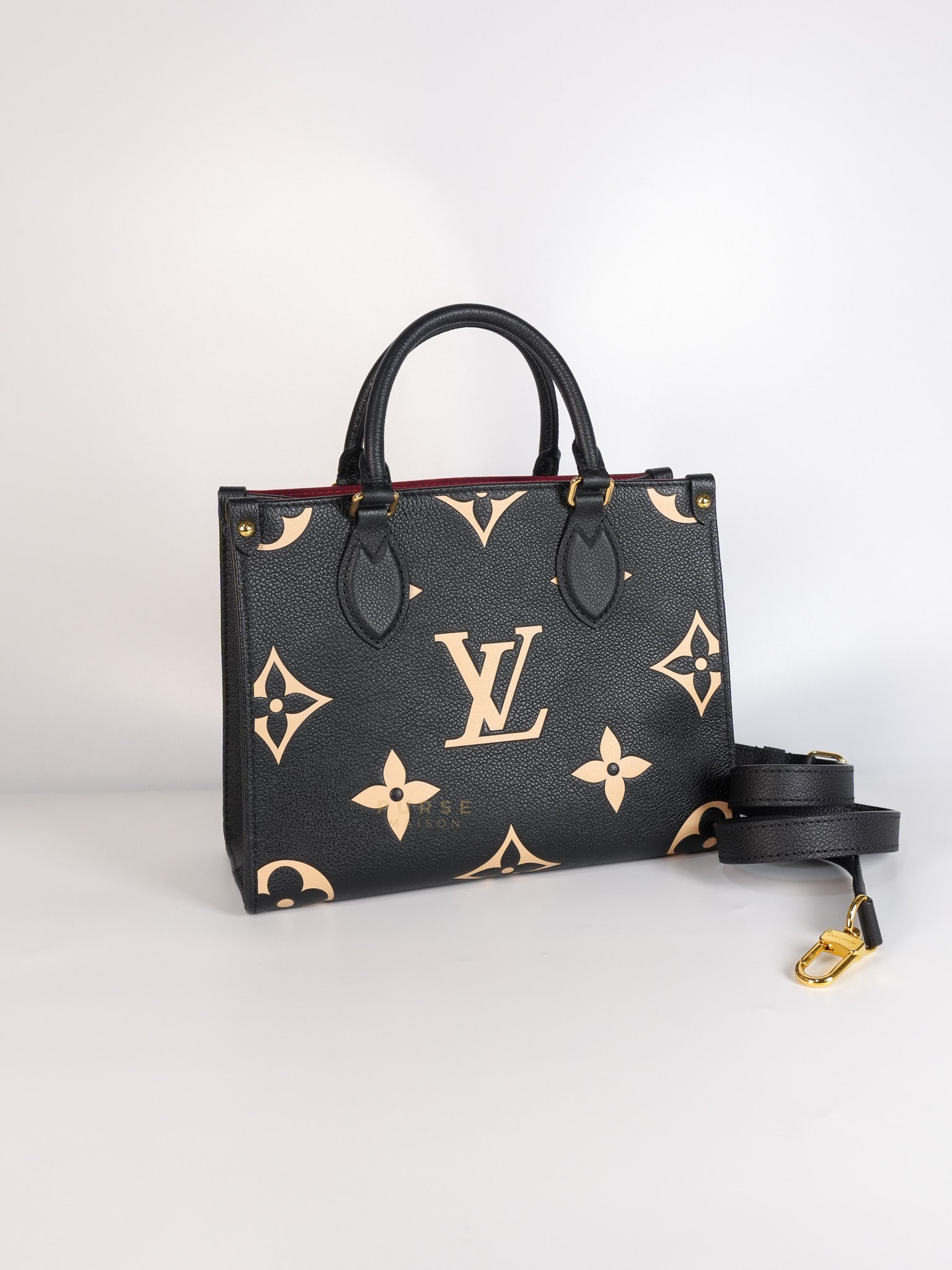 OnTheGo (OTG) PM in Bi-color Monogram Empreinte Leather (Microchip)