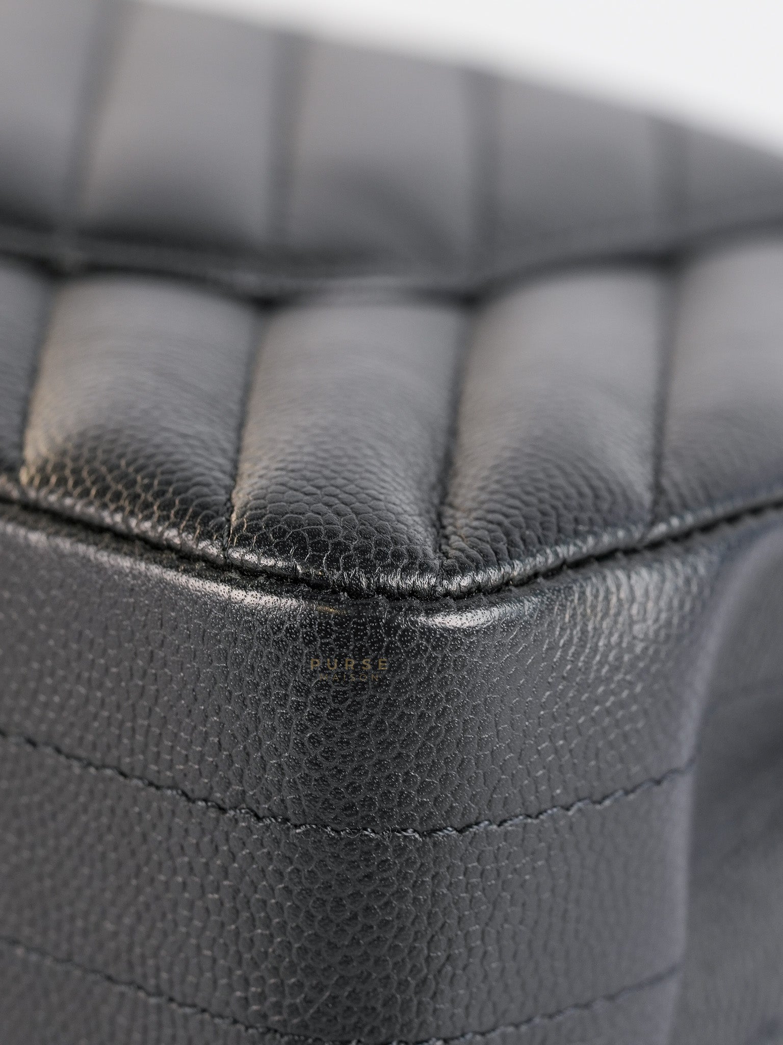 Classic Double Flap Medium Chevron Calfskin Leather and Gold Hardware Series 31