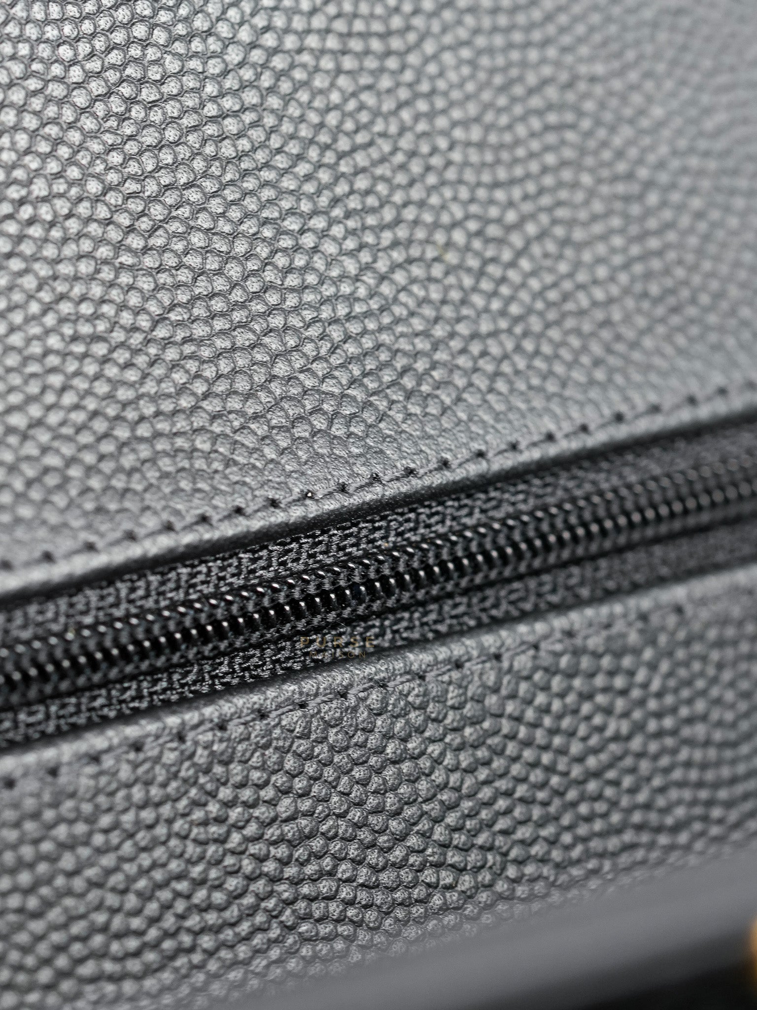 Classic Double Flap Medium Chevron Calfskin Leather and Gold Hardware Series 31