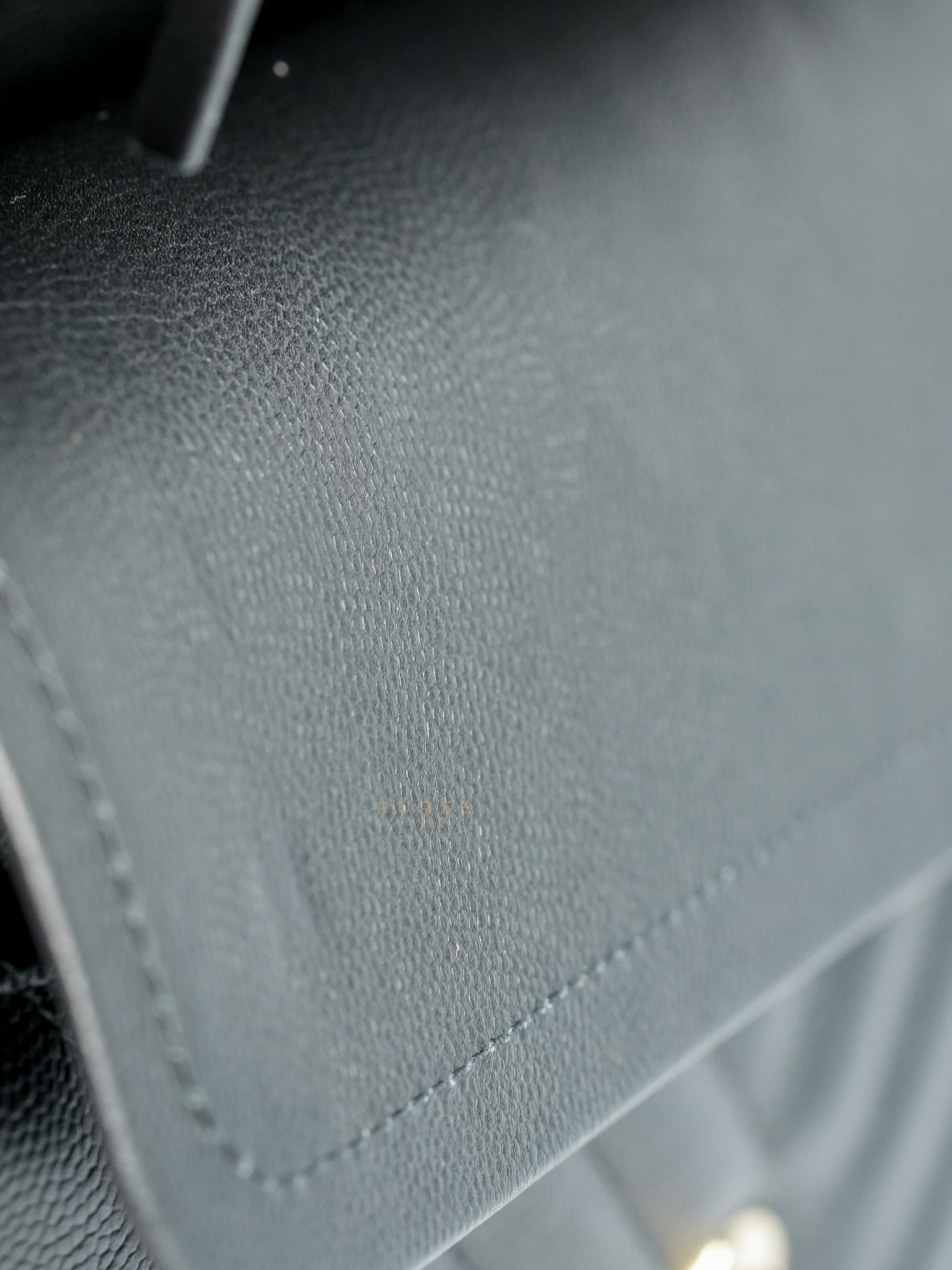 Classic Double Flap Medium Chevron Calfskin Leather and Gold Hardware Series 31