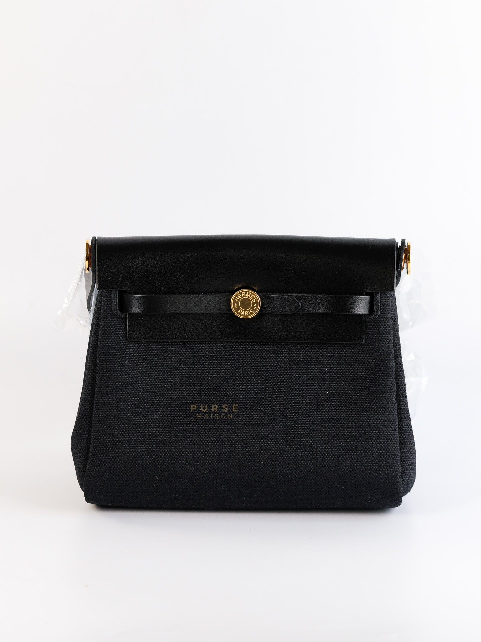 Mini Herbag in Noir Military Canvas Stamp W(2024)