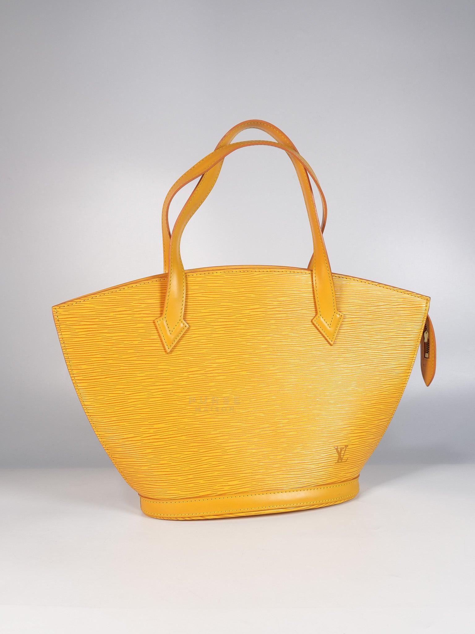 Saint Jacques Tote Bag in Yellow Epi Leather (Date Code: VI0936)