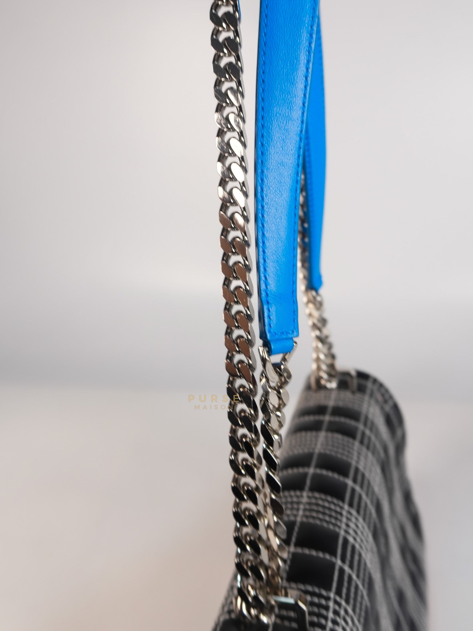 Lola Tri-Color in Pink & in Lambskin Leather Chain Bag
