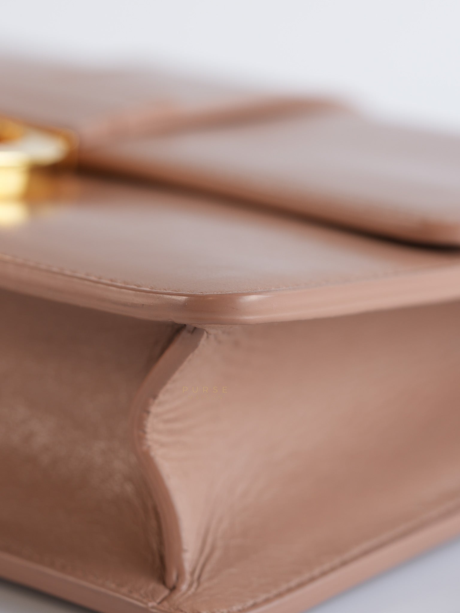 Dior 30 Montiage Flap in Beige Crinkled Leather