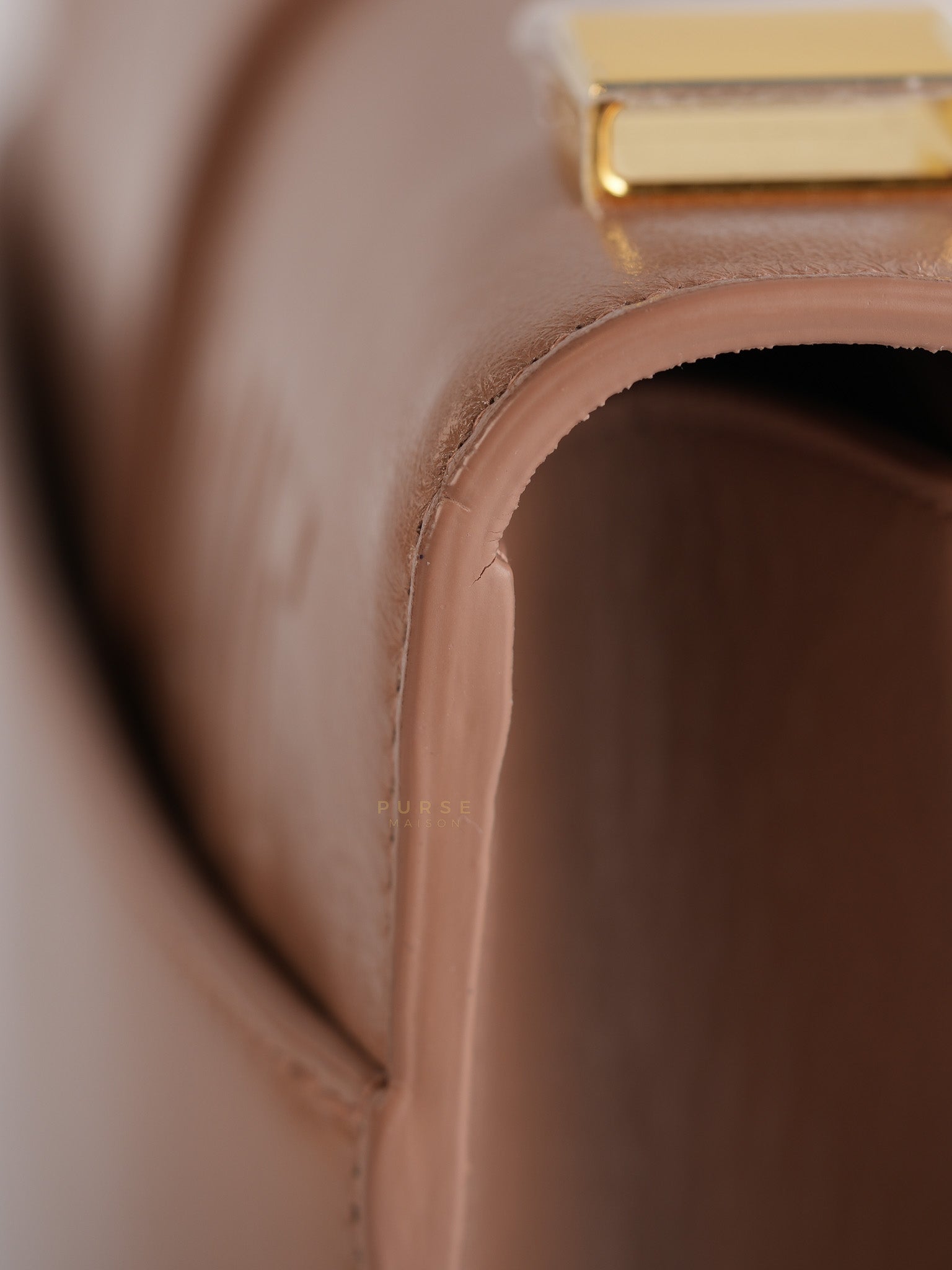 Dior 30 Montiage Flap in Beige Crinkled Leather