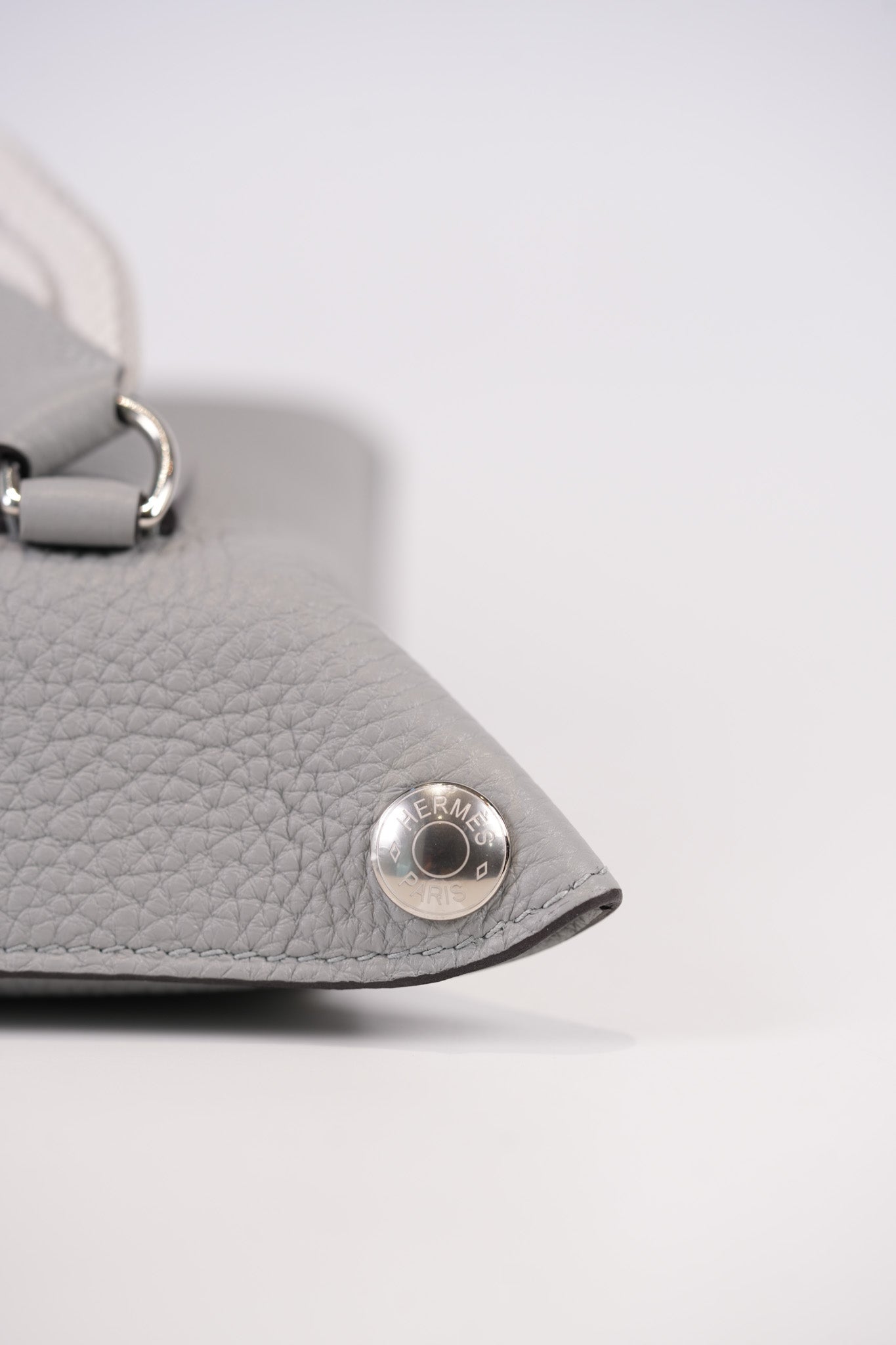 Videpoches Bag in Bleu Glacier Togo Leather & Palladium Hardware Stamp K (2025) | Purse Maison Luxury Bags Shop