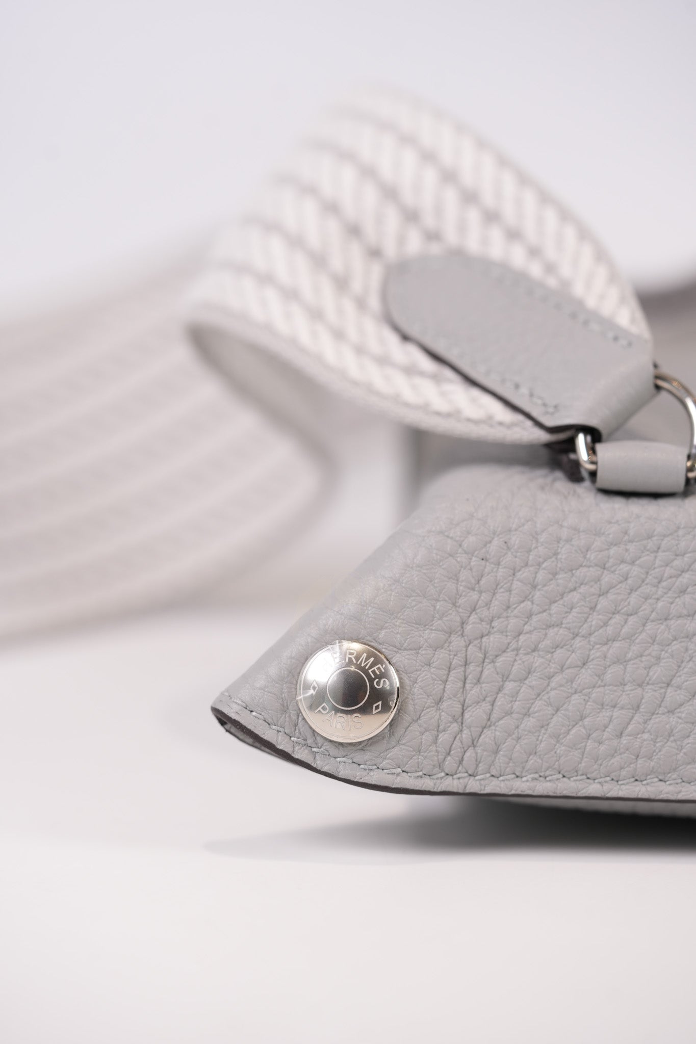 Videpoches Bag in Bleu Glacier Togo Leather & Palladium Hardware Stamp K (2025) | Purse Maison Luxury Bags Shop