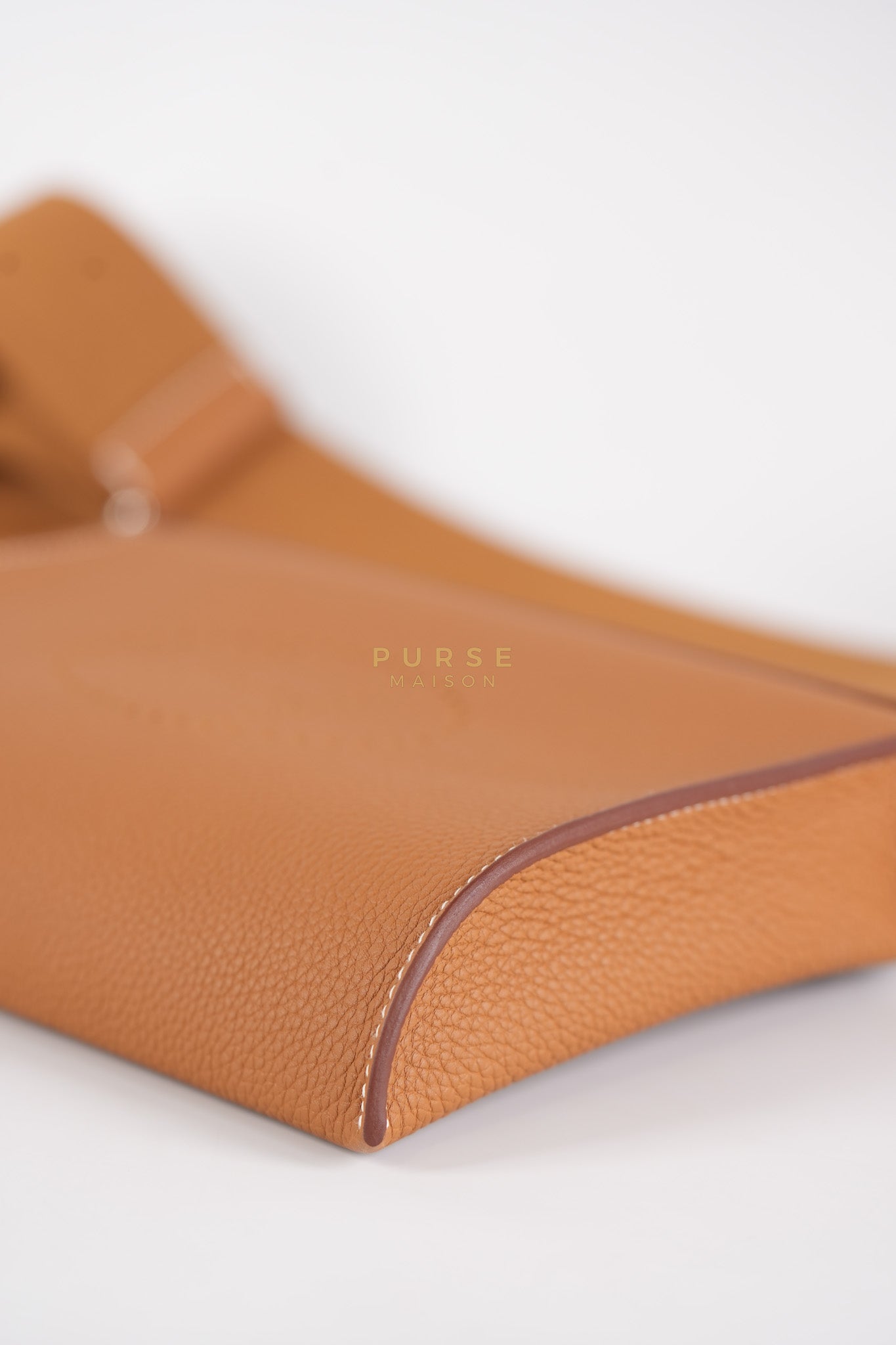Videpoches Bag in Gold Togo Leather & Palladium Hardware Stamp W (2024) | Purse Maison Luxury Bags Shop