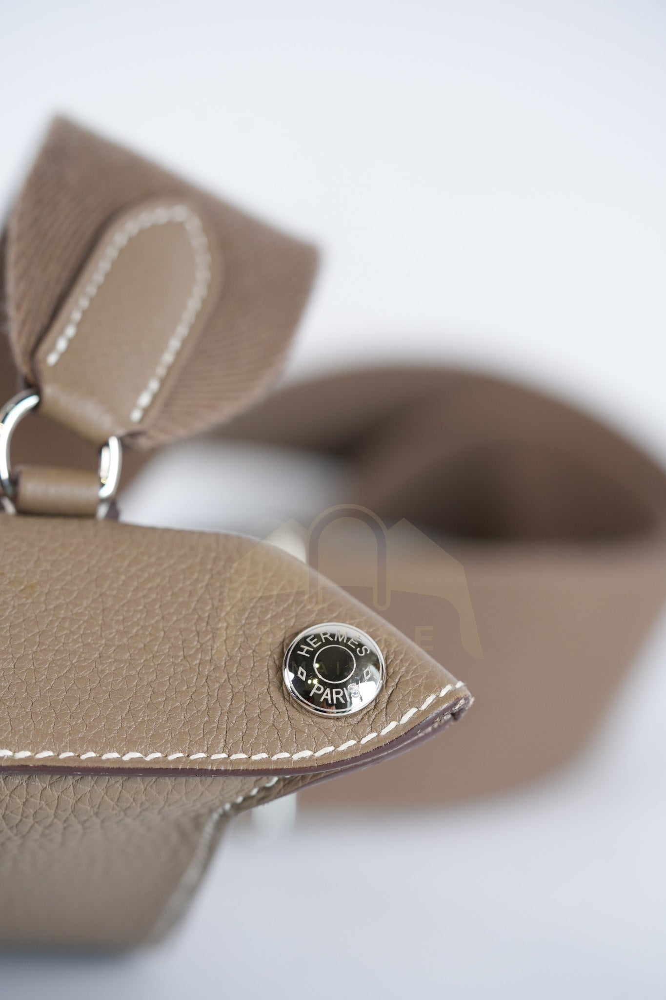 Videpoches in Etoupe Togo Leather and Palladium Hardware Stamp B (2023) | Purse Maison Luxury Bags Shop