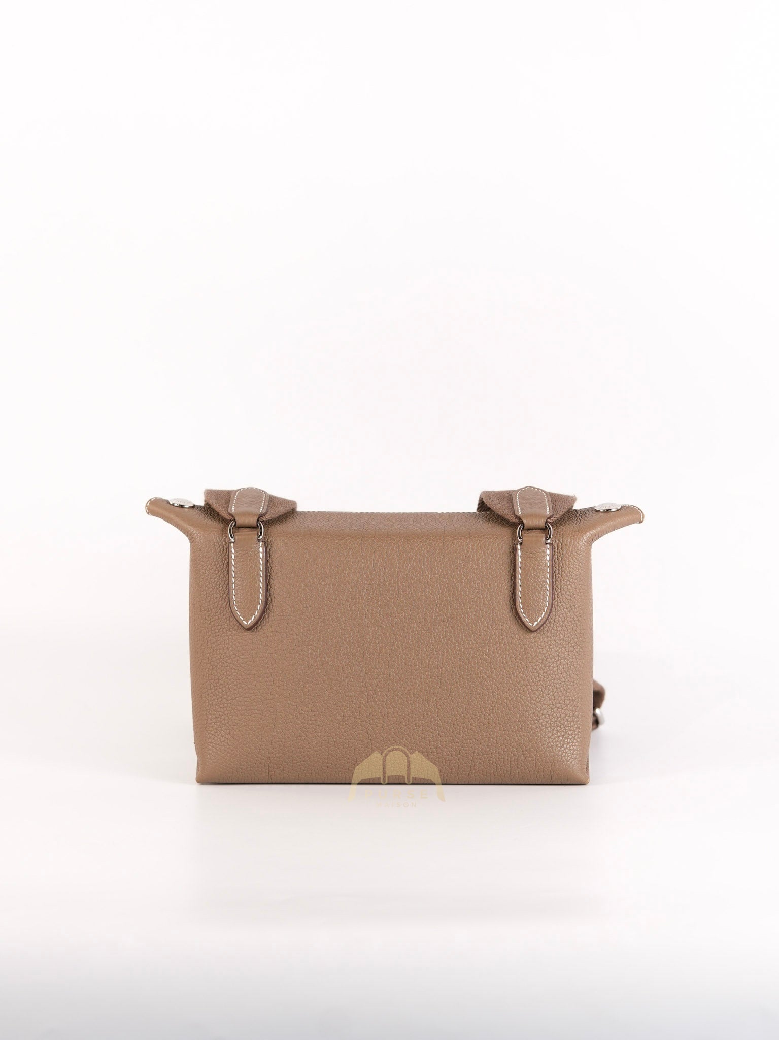 Videpoches in Etoupe Togo Leather and Palladium Hardware Stamp B (2023) | Purse Maison Luxury Bags Shop