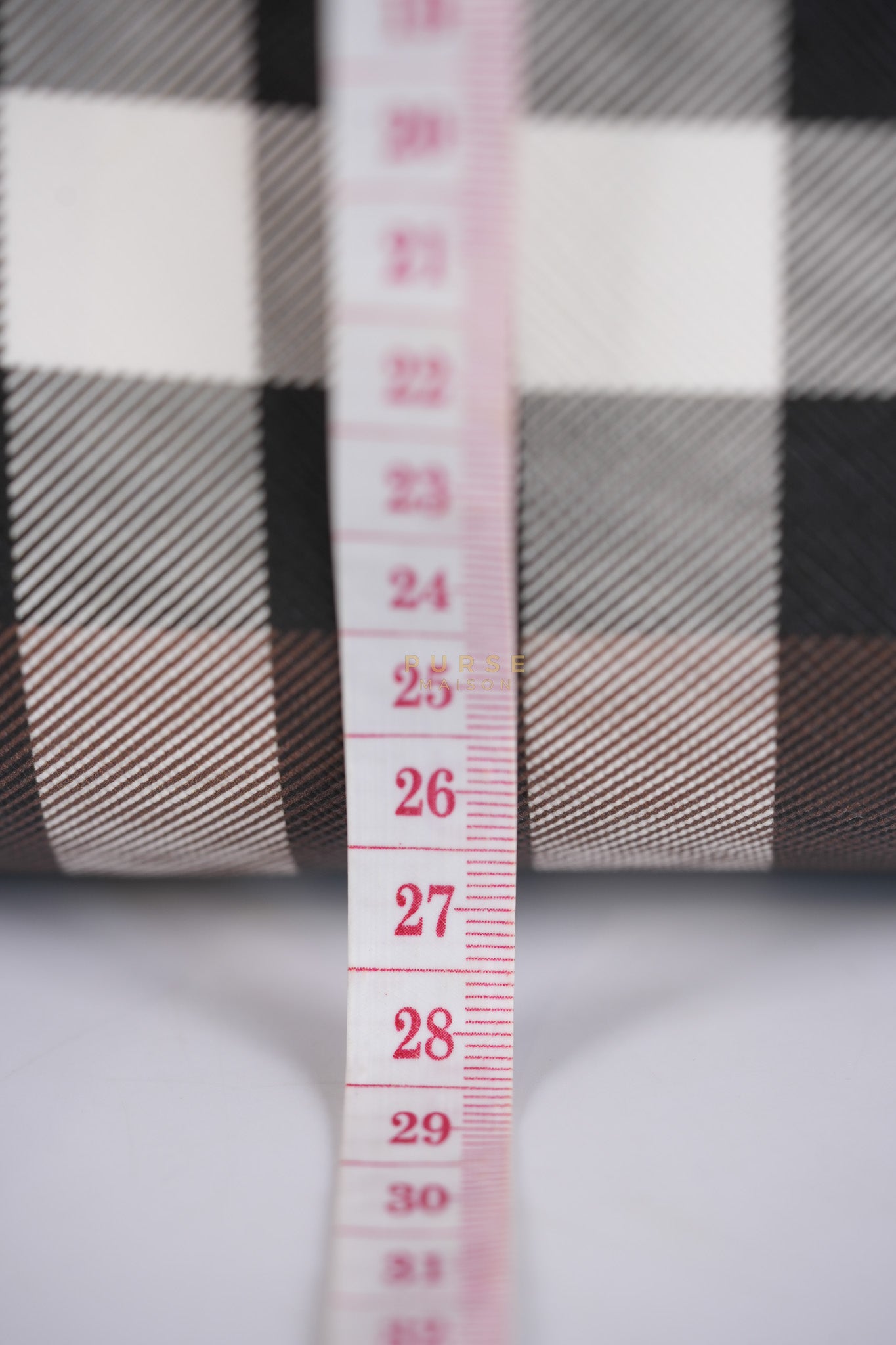 Vintage Check Tote Medium in Dark Birch Brown | Purse Maison Luxury Bags Shop