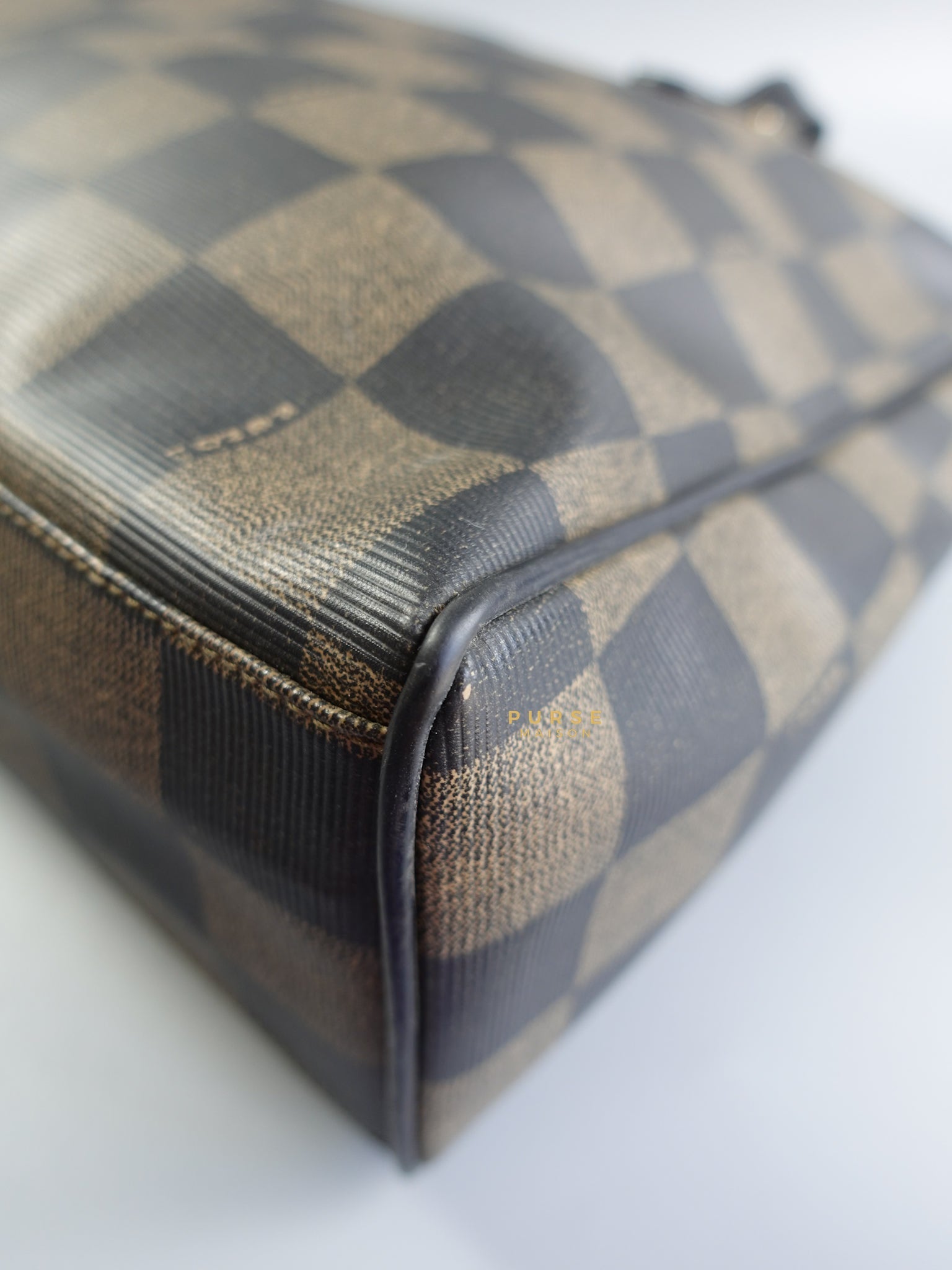 Vintage Checkerboard Large Tote Bag | Purse Maison Luxury Bags Shop