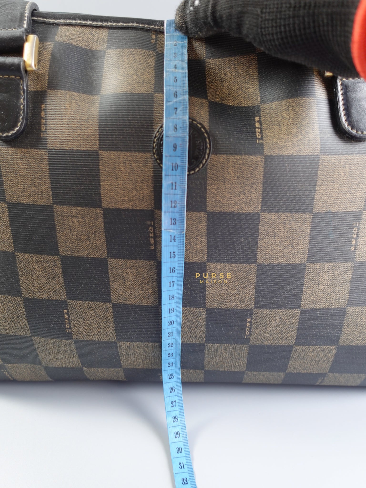 Vintage Checkerboard Large Tote Bag | Purse Maison Luxury Bags Shop