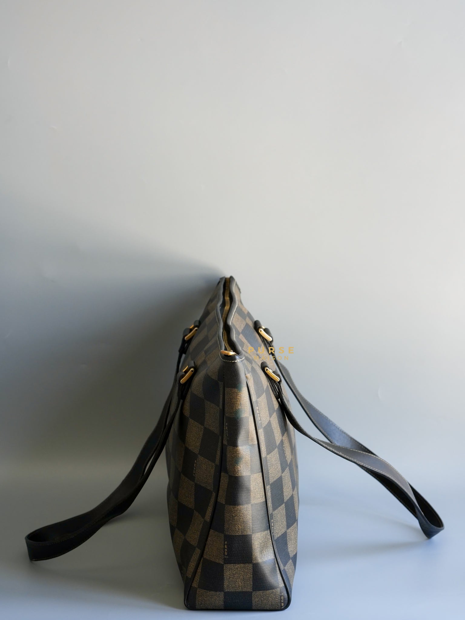 Vintage Checkerboard Large Tote Bag | Purse Maison Luxury Bags Shop