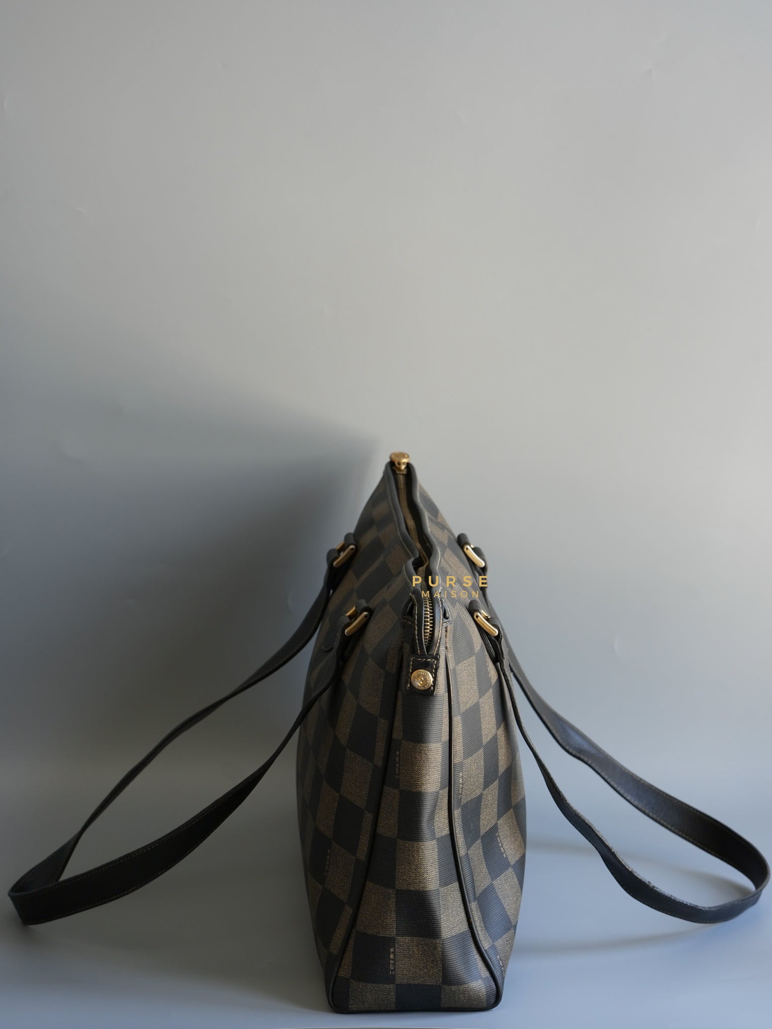 Vintage Checkerboard Large Tote Bag | Purse Maison Luxury Bags Shop