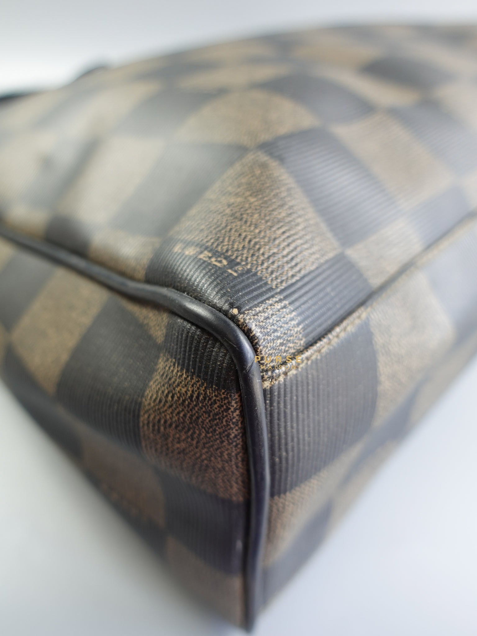 Vintage Checkerboard Large Tote Bag | Purse Maison Luxury Bags Shop