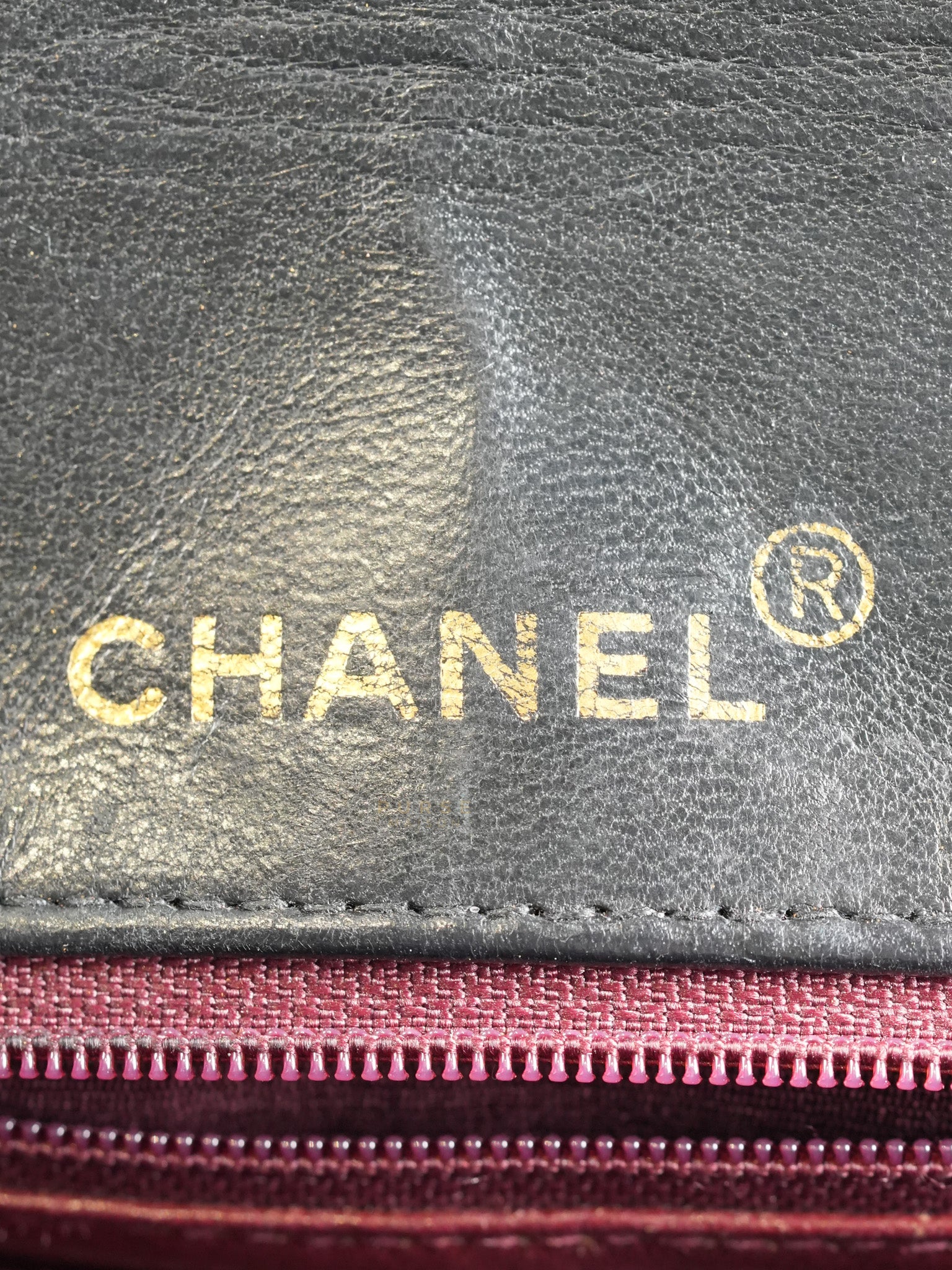Vintage Diana Classic Single Flap Medium Black Quilted Lambskin Gold Hardware (Series 2) | Purse Maison Luxury Bags Shop