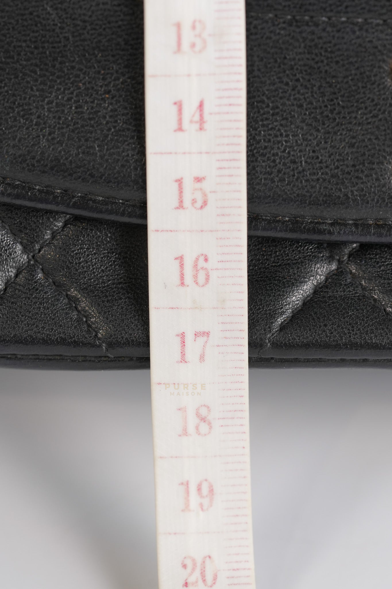 Vintage Diana Classic Single Flap Medium Black Quilted Lambskin Gold Hardware (Series 2) | Purse Maison Luxury Bags Shop