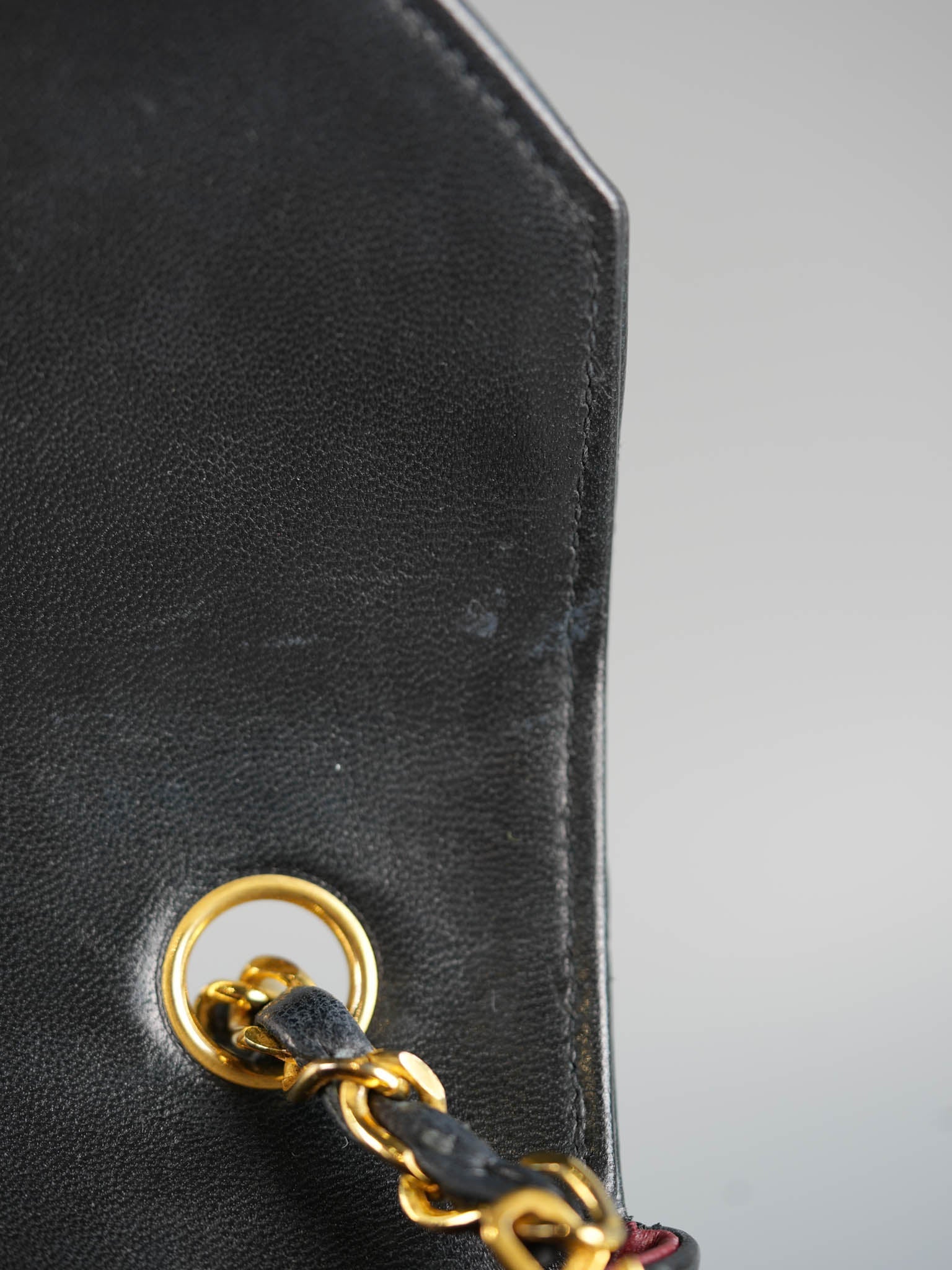 Vintage Half Moon 24K Gold Hardware in Lambskin Leather Series 0 | Purse Maison Luxury Bags Shop