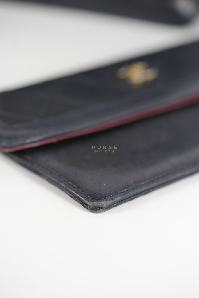 Vintage Medium Quilted Flap Bag in Black Lambskin Leather (Series 1) | Purse Maison Luxury Bags Shop