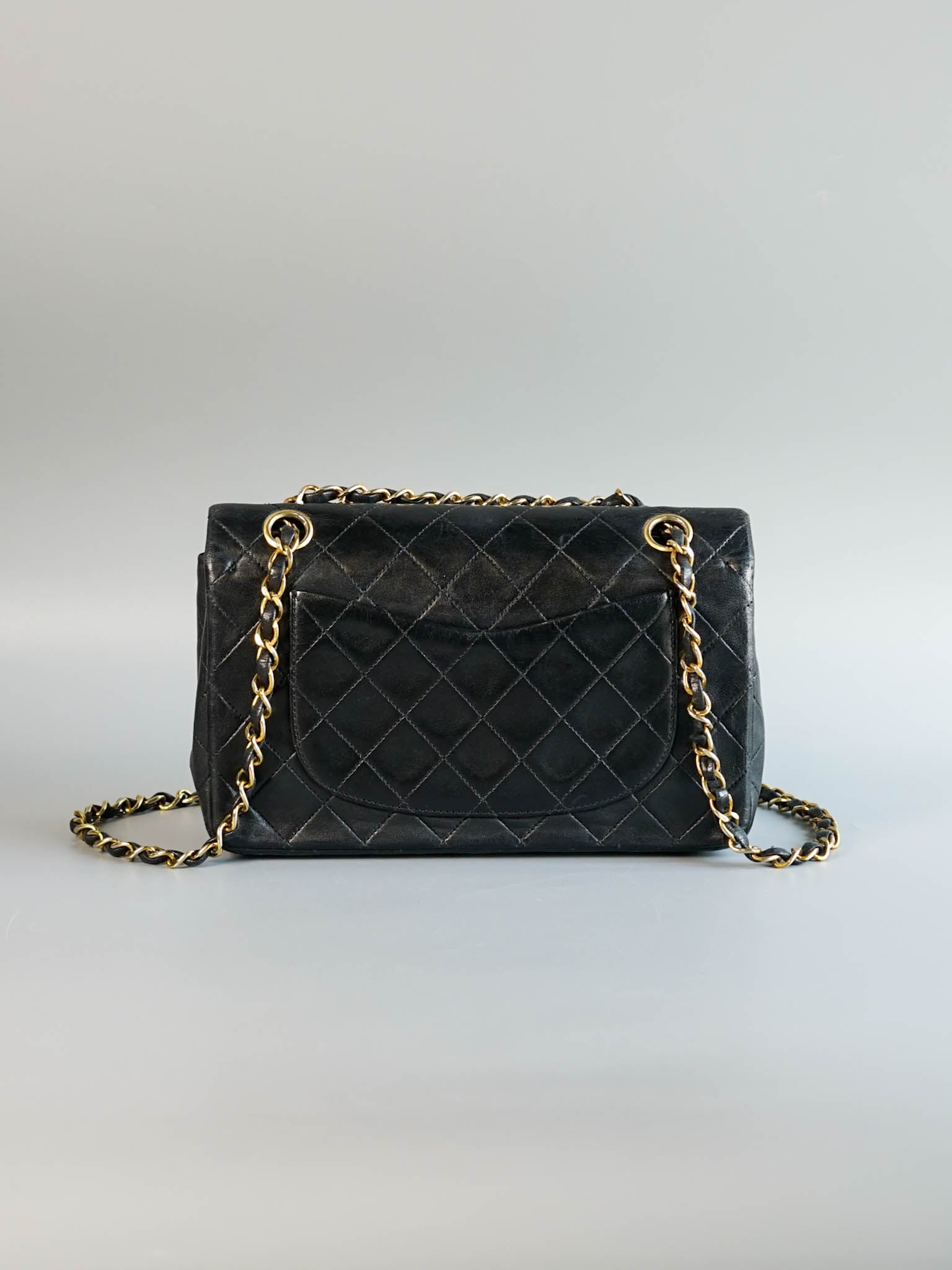 Vintage Small Classic Double Flap in Quilted Lambskin and Gold Hardware Series 1 | Purse Maison Luxury Bags Shop