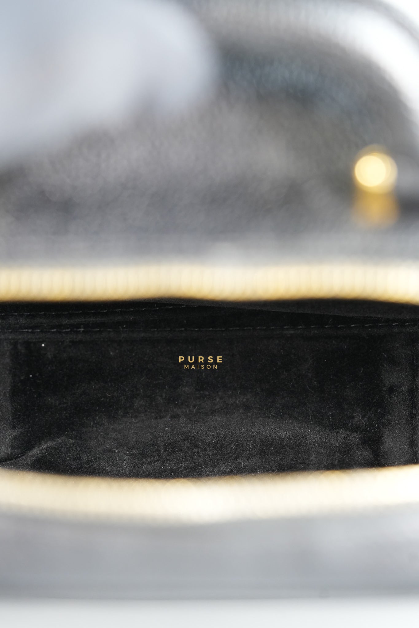 Vintage Vanity Bag in Caviar Leather & 24k Gold Hardware Series 4 | Purse Maison Luxury Bags Shop