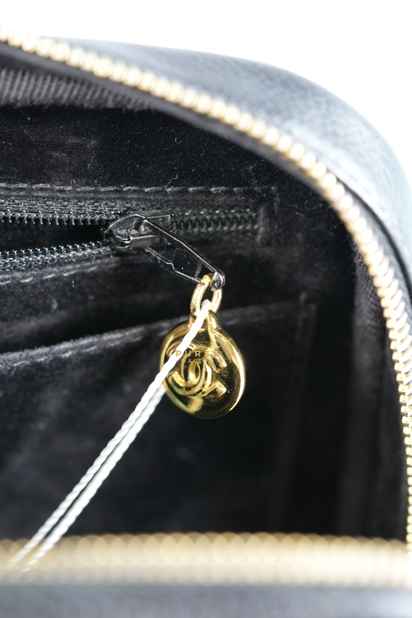 Vintage Vanity Bag in Caviar Leather & 24k Gold Hardware Series 4 | Purse Maison Luxury Bags Shop