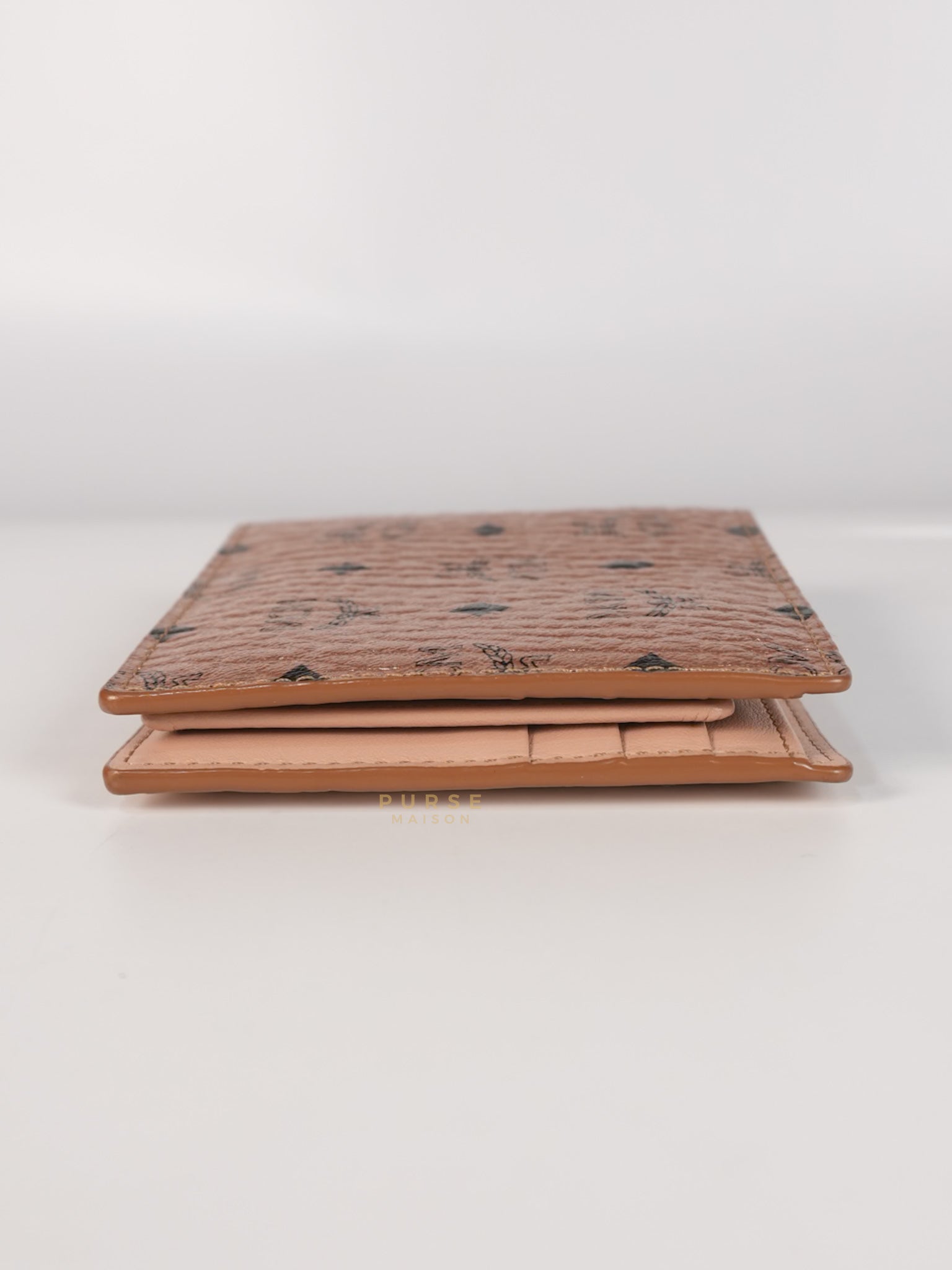 Visetos Bifold Wallet in Champagne Gold | Purse Maison Luxury Bags Shop