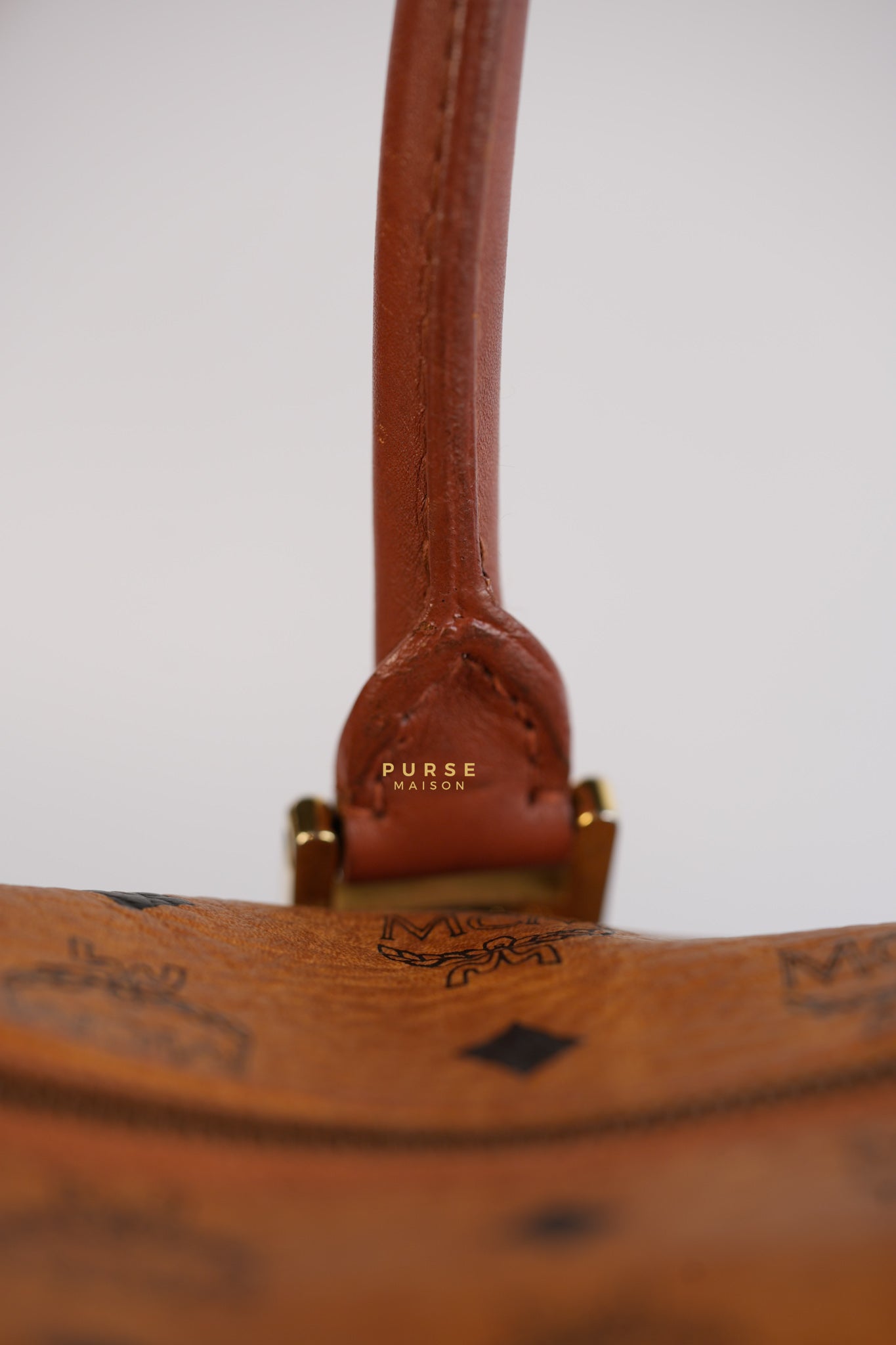 Visetos Boston Brown Leather Bag | Purse Maison Luxury Bags Shop