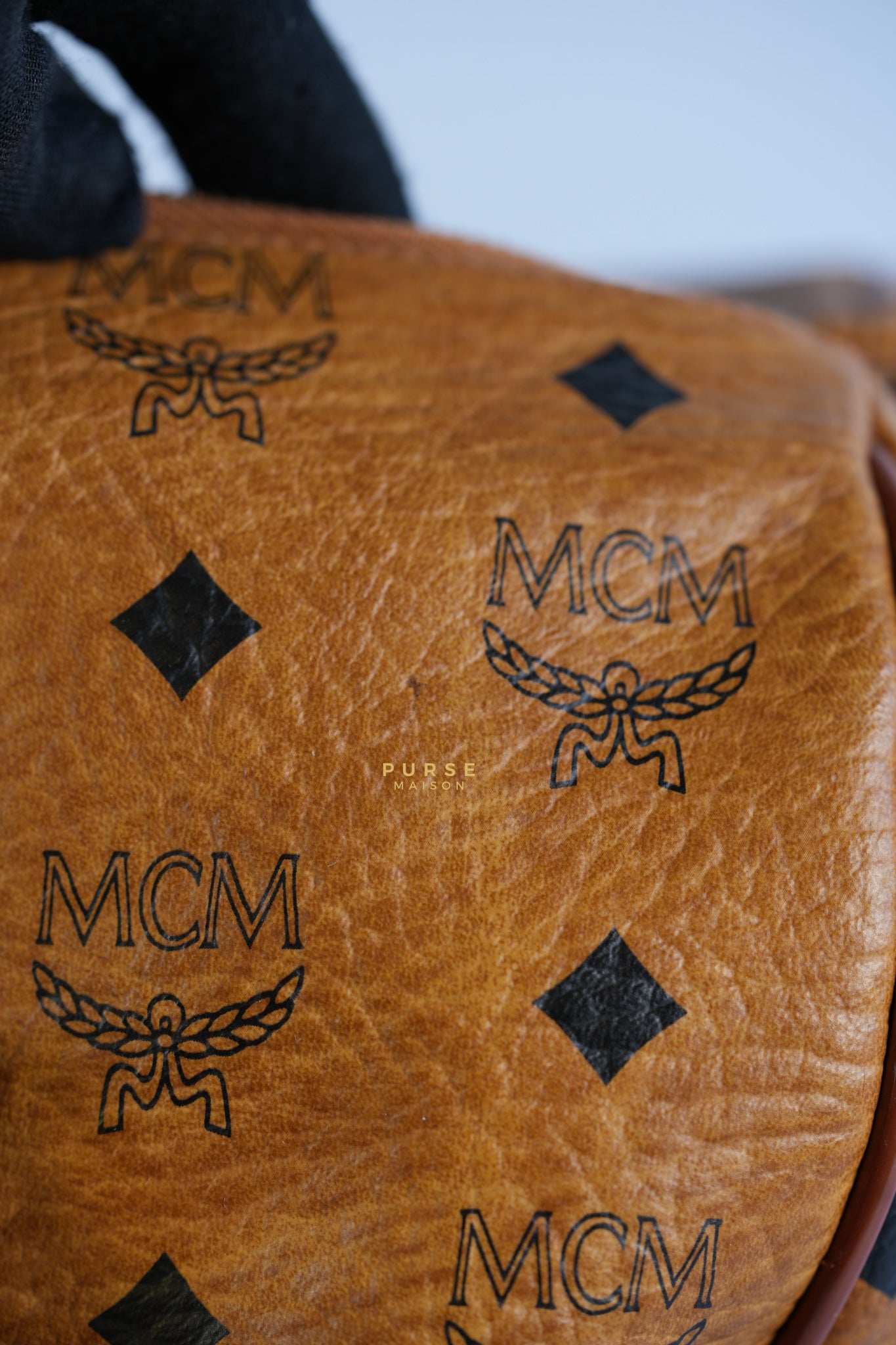 Visetos Boston Brown Leather Bag | Purse Maison Luxury Bags Shop