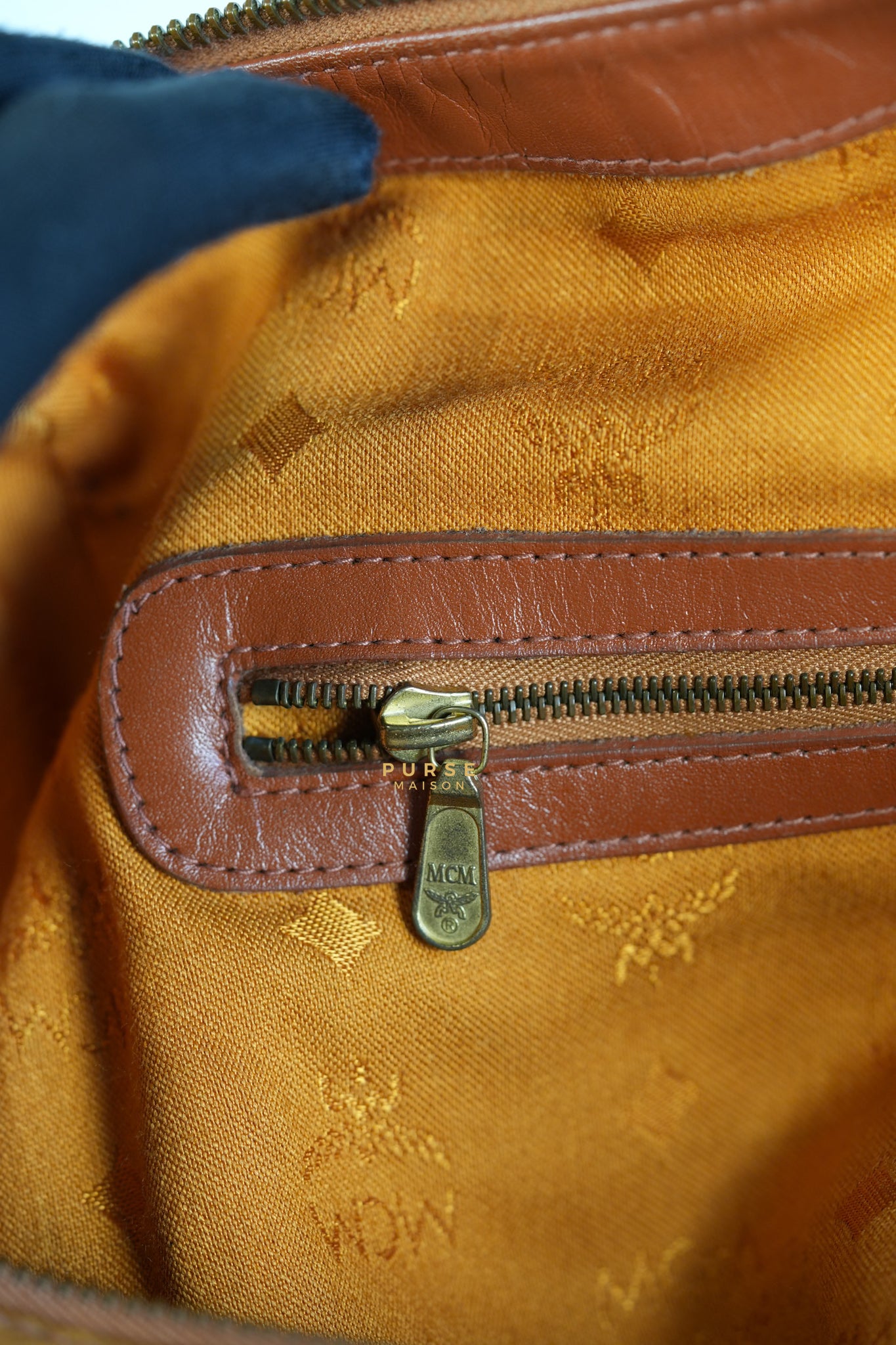 Visetos Boston Brown Leather Bag | Purse Maison Luxury Bags Shop