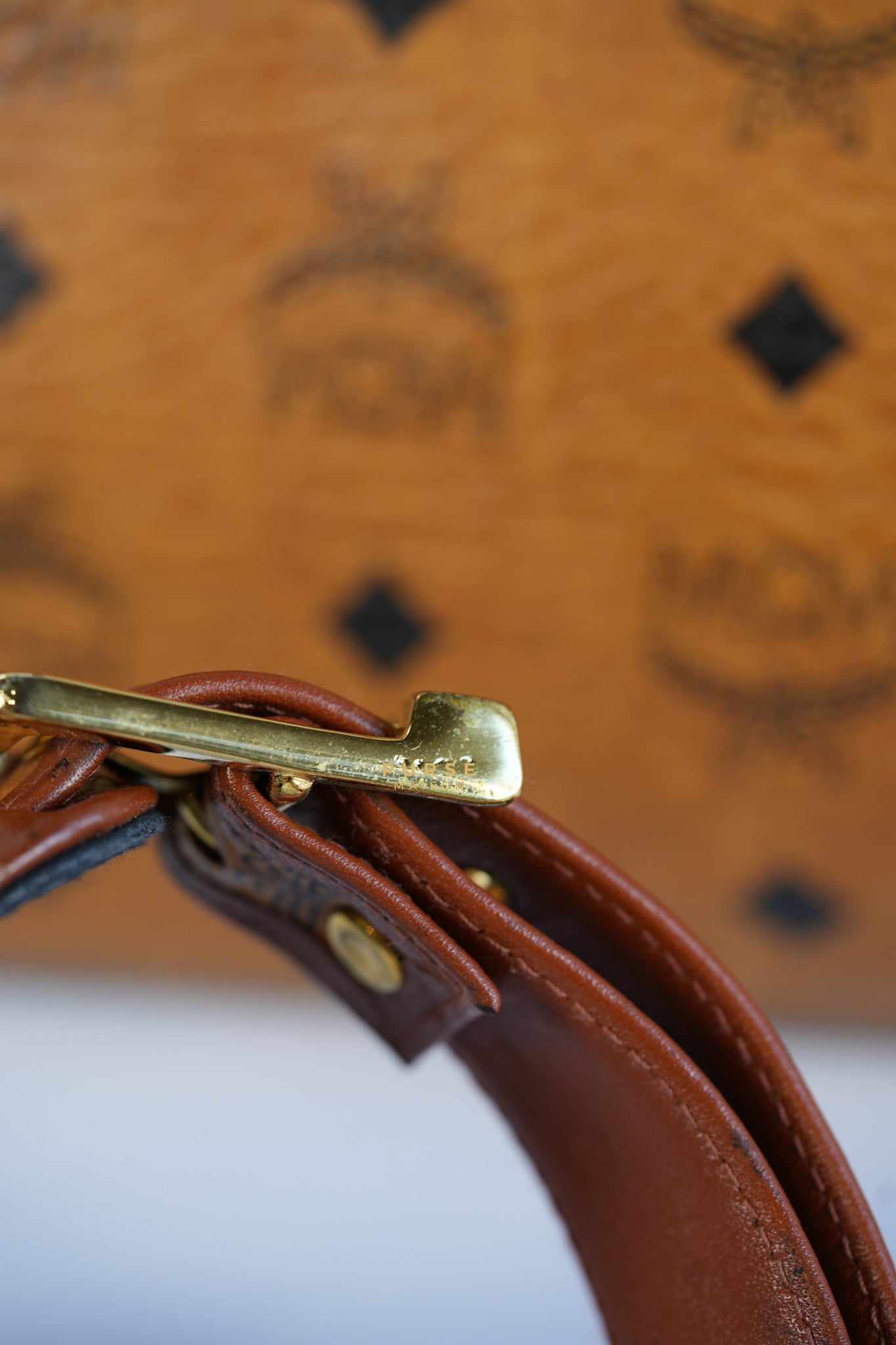 Visetos Boston Brown Leather Bag | Purse Maison Luxury Bags Shop