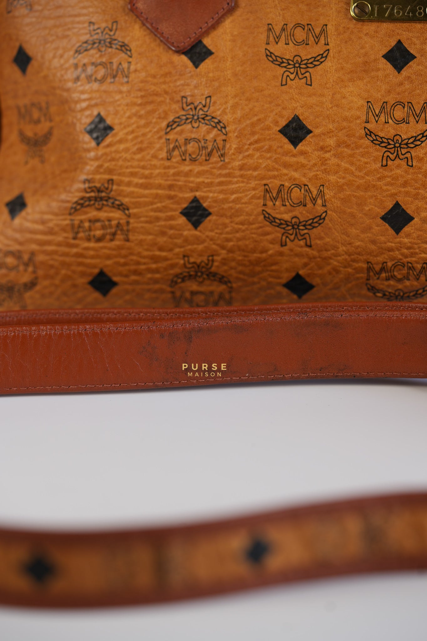 Visetos Boston Brown Leather Bag | Purse Maison Luxury Bags Shop