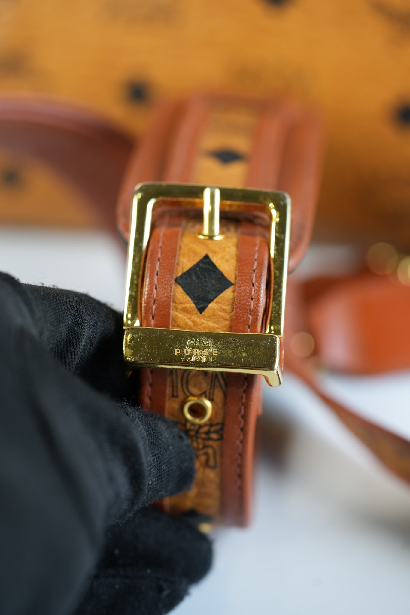 Visetos Boston Brown Leather Bag | Purse Maison Luxury Bags Shop