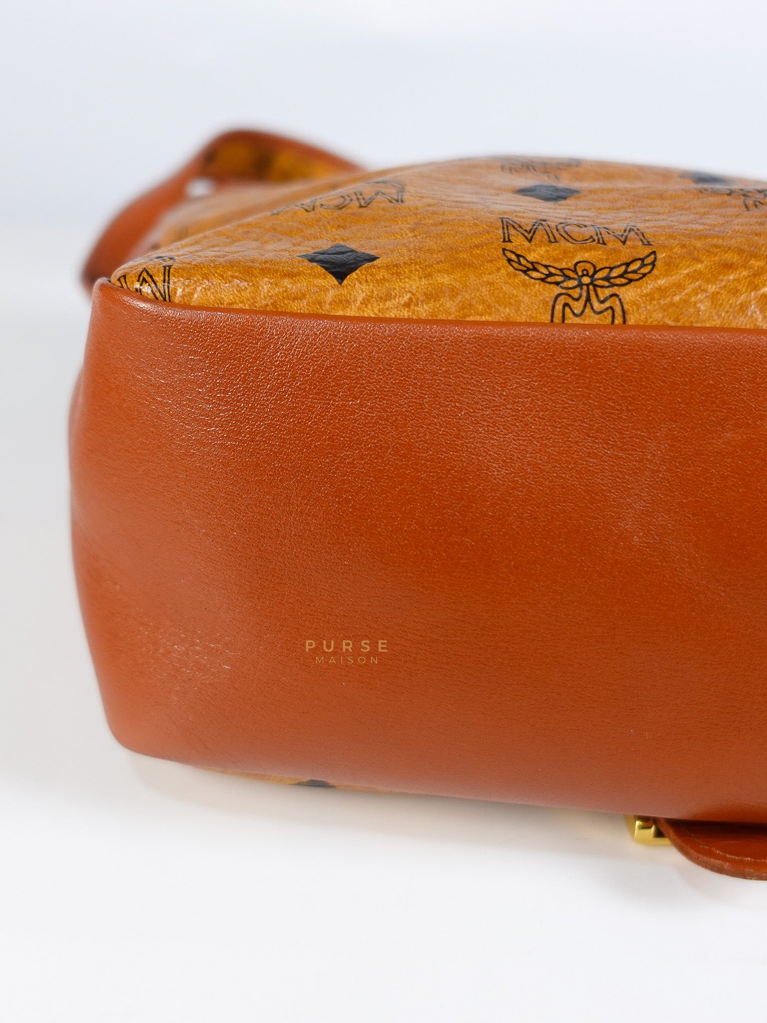Visetos Crossbody Bag Medium in Brown Gold Hardware | Purse Maison Luxury Bags Shop