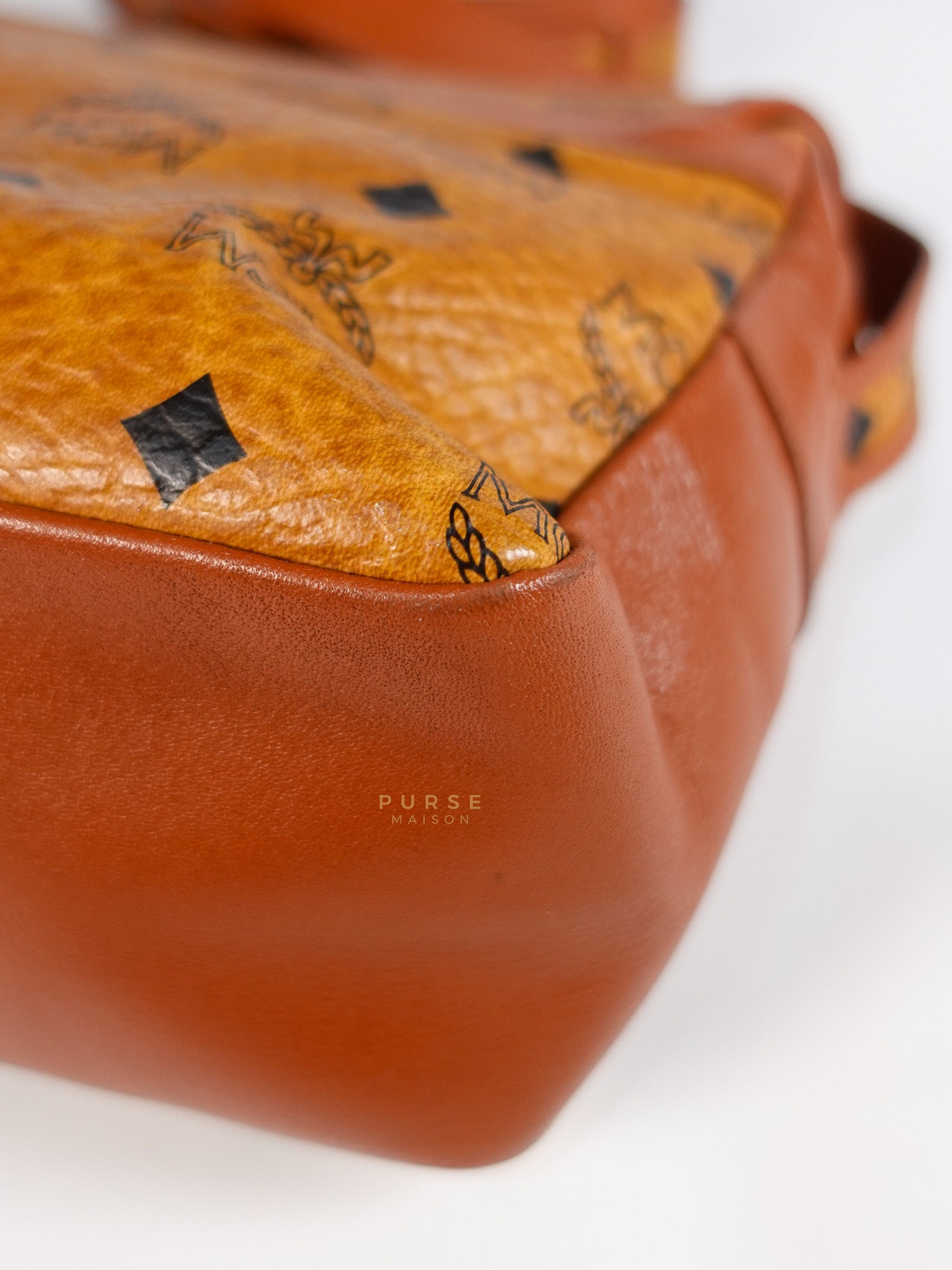 Visetos Crossbody Bag Medium in Brown Gold Hardware | Purse Maison Luxury Bags Shop