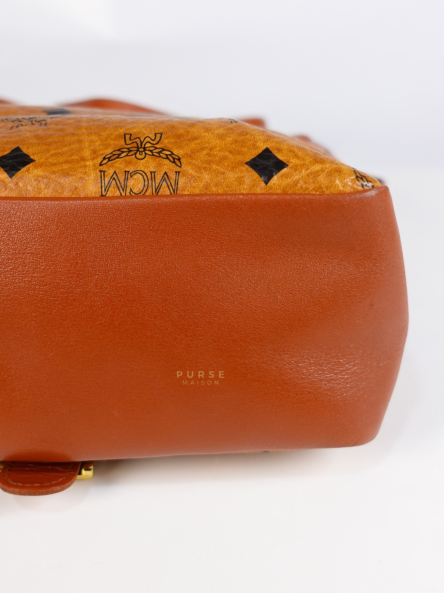 Visetos Crossbody Bag Medium in Brown Gold Hardware | Purse Maison Luxury Bags Shop