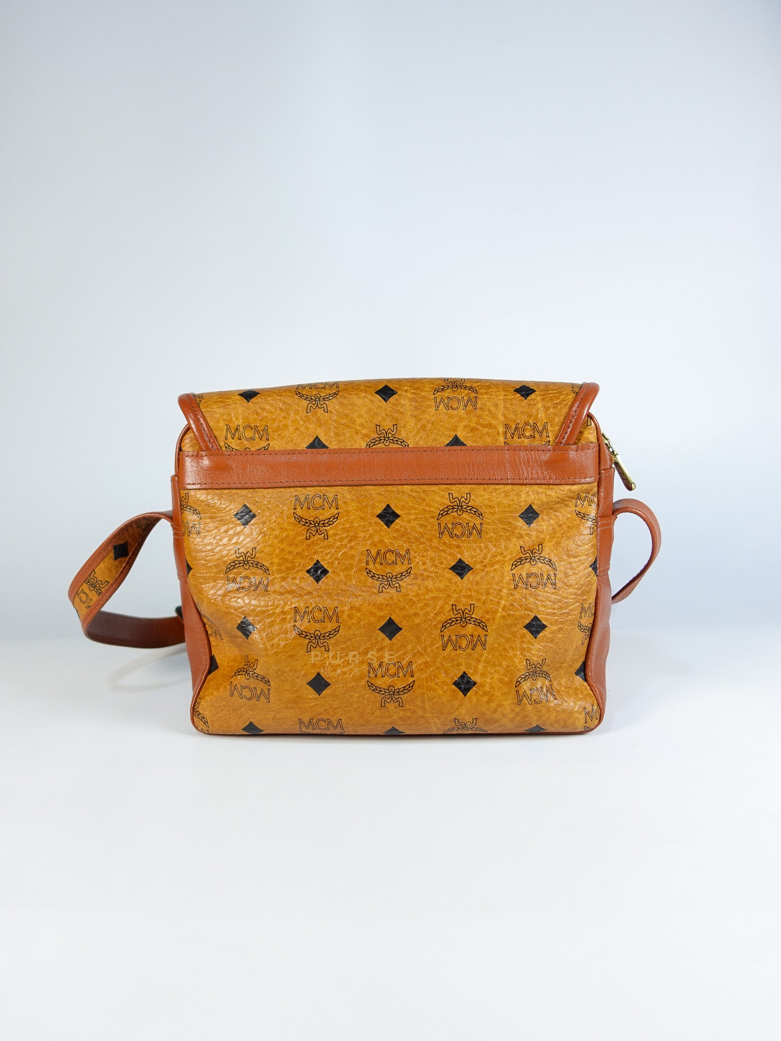 Visetos Crossbody Bag Medium in Brown Gold Hardware | Purse Maison Luxury Bags Shop