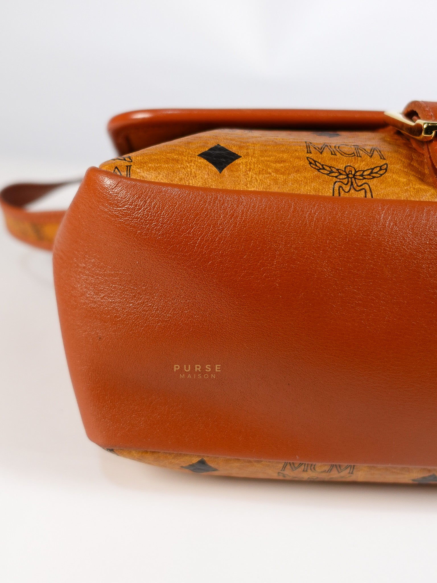 Visetos Crossbody Bag Medium in Brown Gold Hardware | Purse Maison Luxury Bags Shop