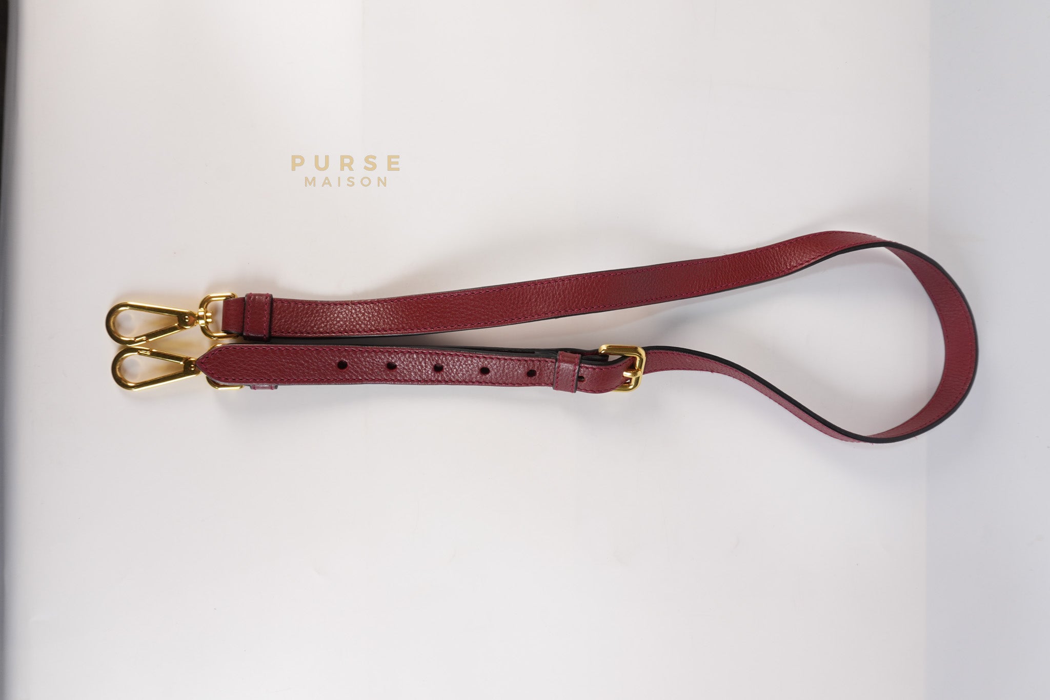 Vitello Tote Bag in Red Graine Calfskin Leather | Purse Maison Luxury Bags Shop