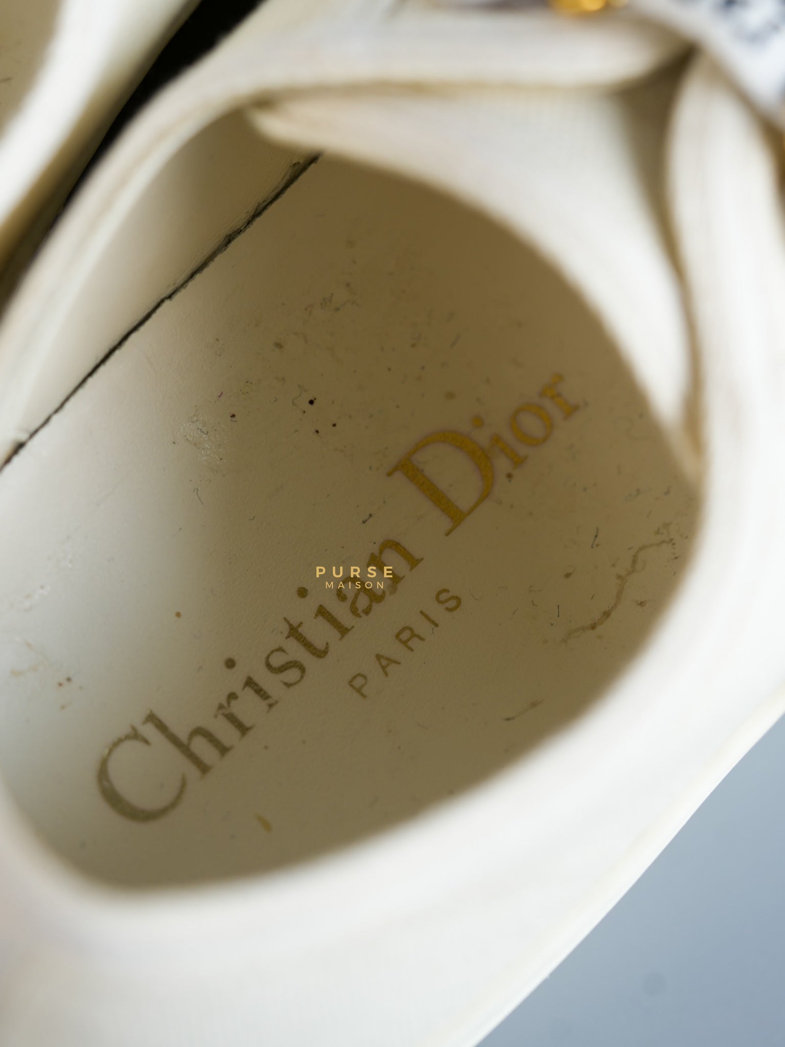 Walk ‘n’ Dior White Cotton Canvas Sneaker Size 36 EU (25cm) | Purse Maison Luxury Bags Shop