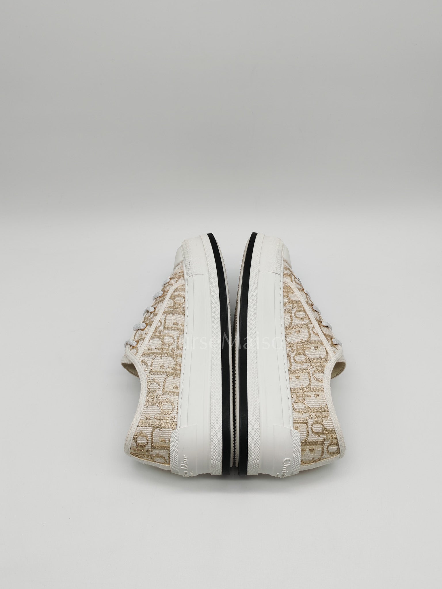 Walk'n'Dior Sneakers in Beige Oblique Embroidered Cotton Motif Size 37 Eu (23cm) | Purse Maison Luxury Bags Shop