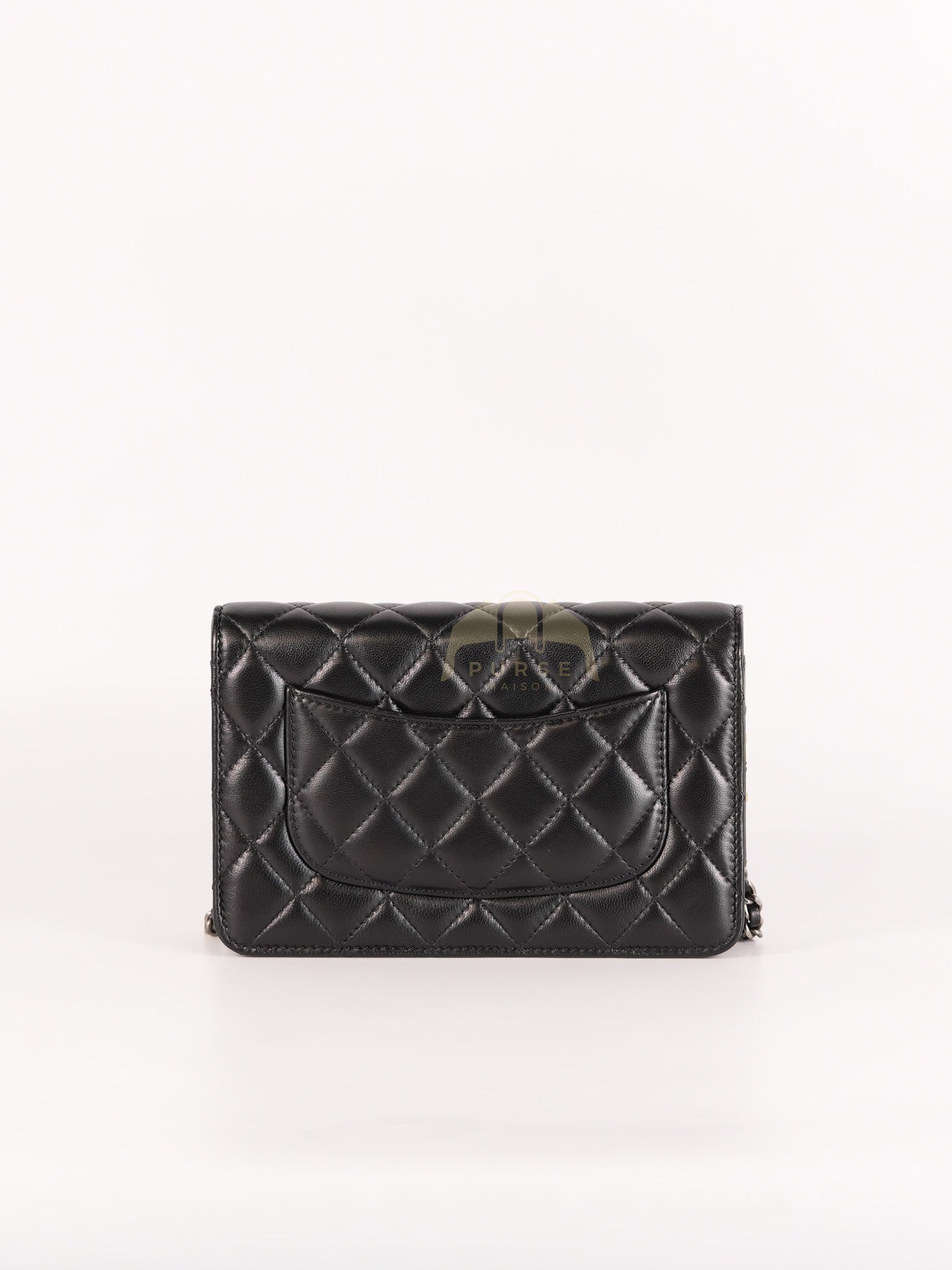 Wallet On Chain Coco Clips (WOC) Quilted Lambskin Leather and Mixed Hardware (Microchip) | Purse Maison Luxury Bags Shop