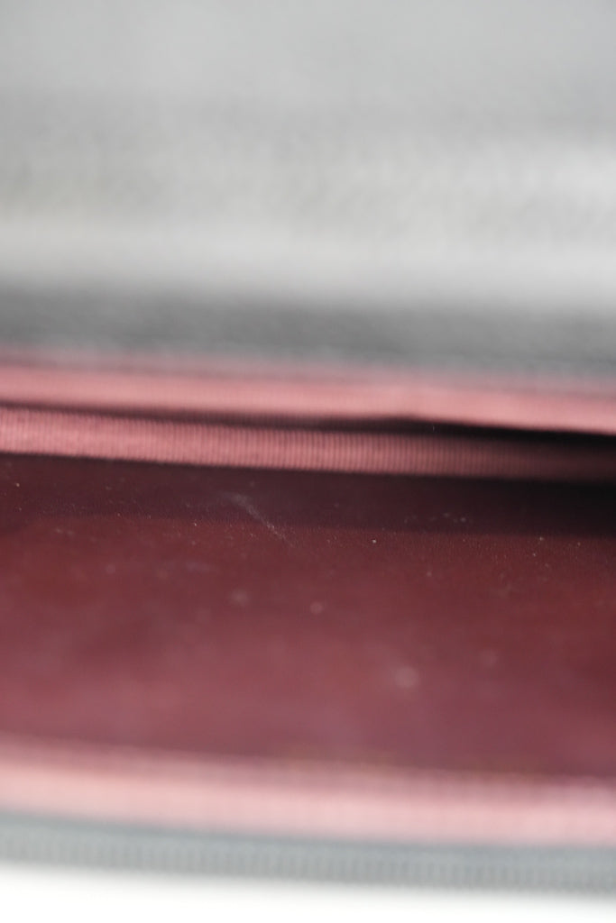 Wallet On Chain (WOC) in Black Quilted Caviar Leather and Gold Hardware Series 22 | Purse Maison Luxury Bags Shop